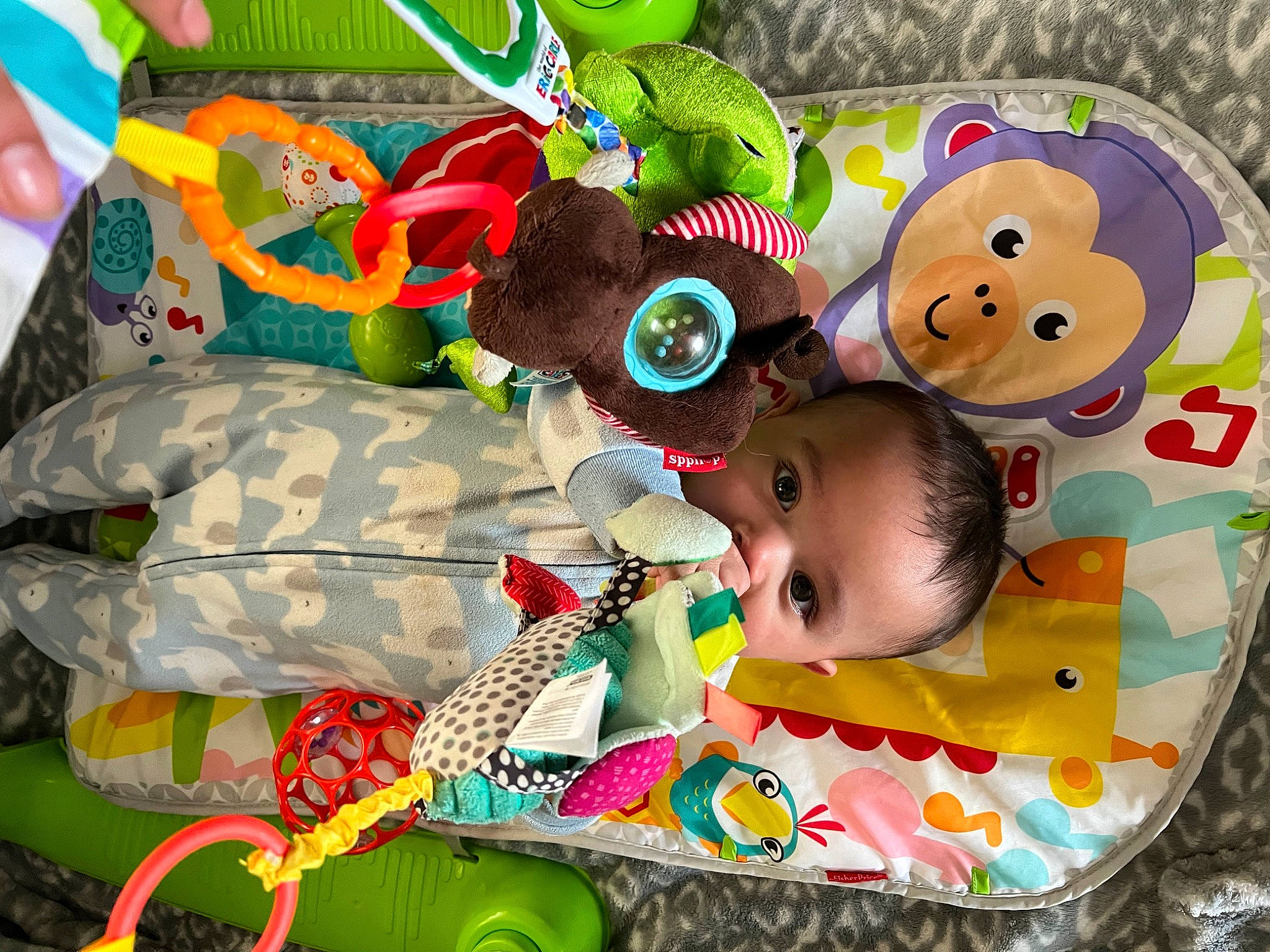 David joined the competition — help win amazing prizes! art, baby, baby_products, baby_toddler_clothing, baby_toys, cheek, child, fun, happy, linens, pattern, person, play, product, room, sharing, stuffed_toy, textile, toddler, toy