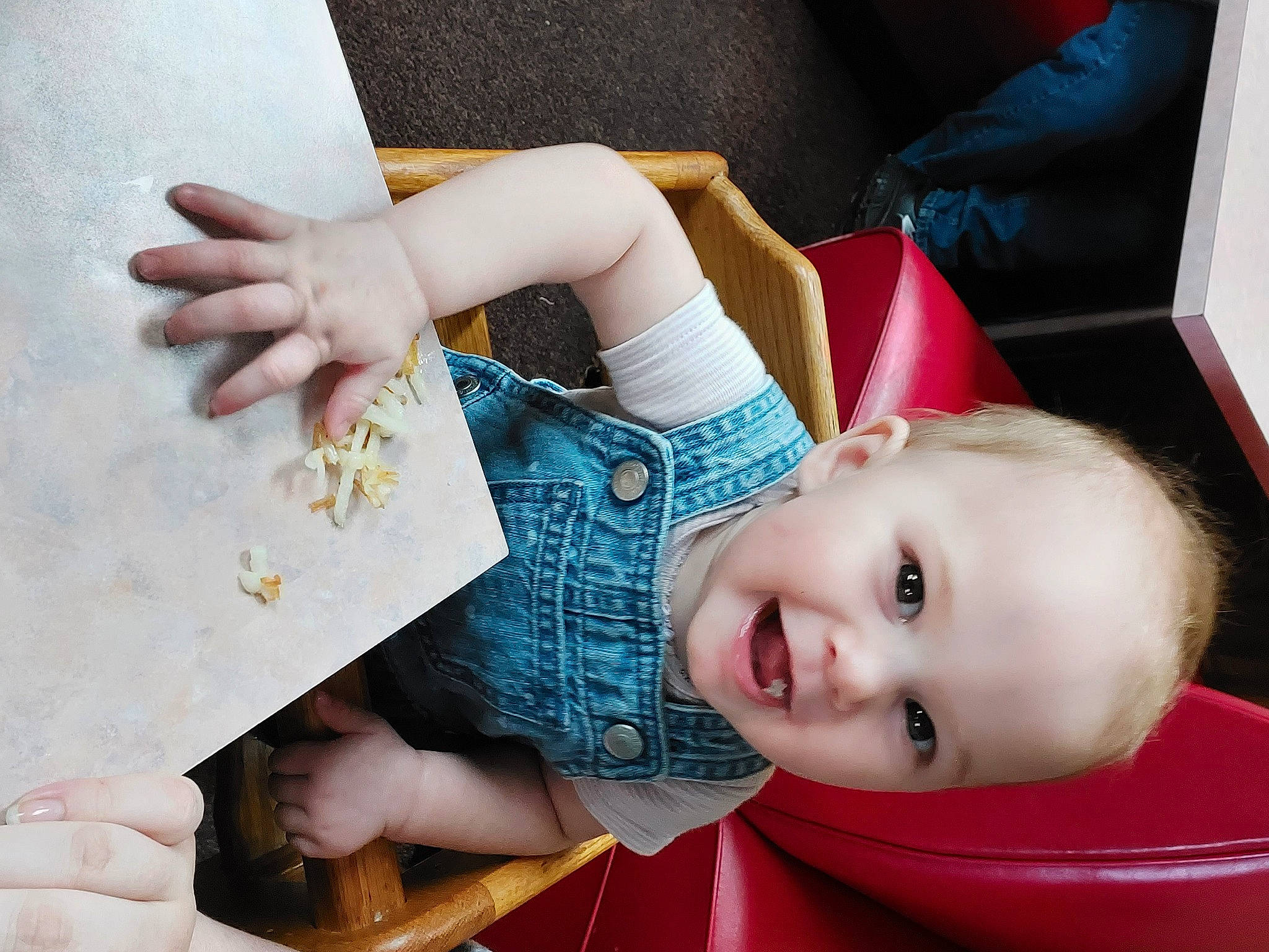 Andromeda is registered to the contest to win money with this photo: baby, baby_toddler_clothing, cheek, child, dress, eye, finger, hand, happy, leg, nail, neck, nose, person, skin, sleeve, smile, textile, thigh, toddler