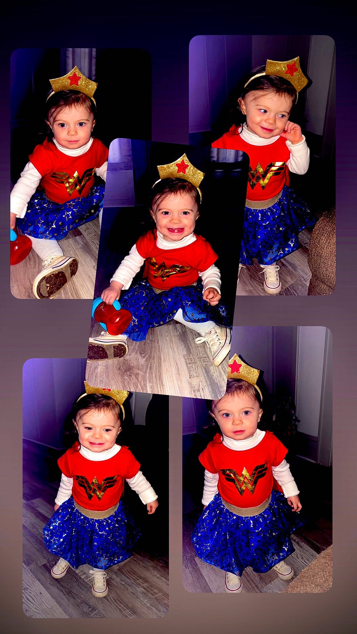 Saylor is registered to the contest to win money with this photo: baby_toddler_clothing, blue, child, costume_hat, design, electric_blue, entertainment, event, fashion, fictional_character, hat, headgear, joy, magenta, pattern, person, pink, product, purple, red