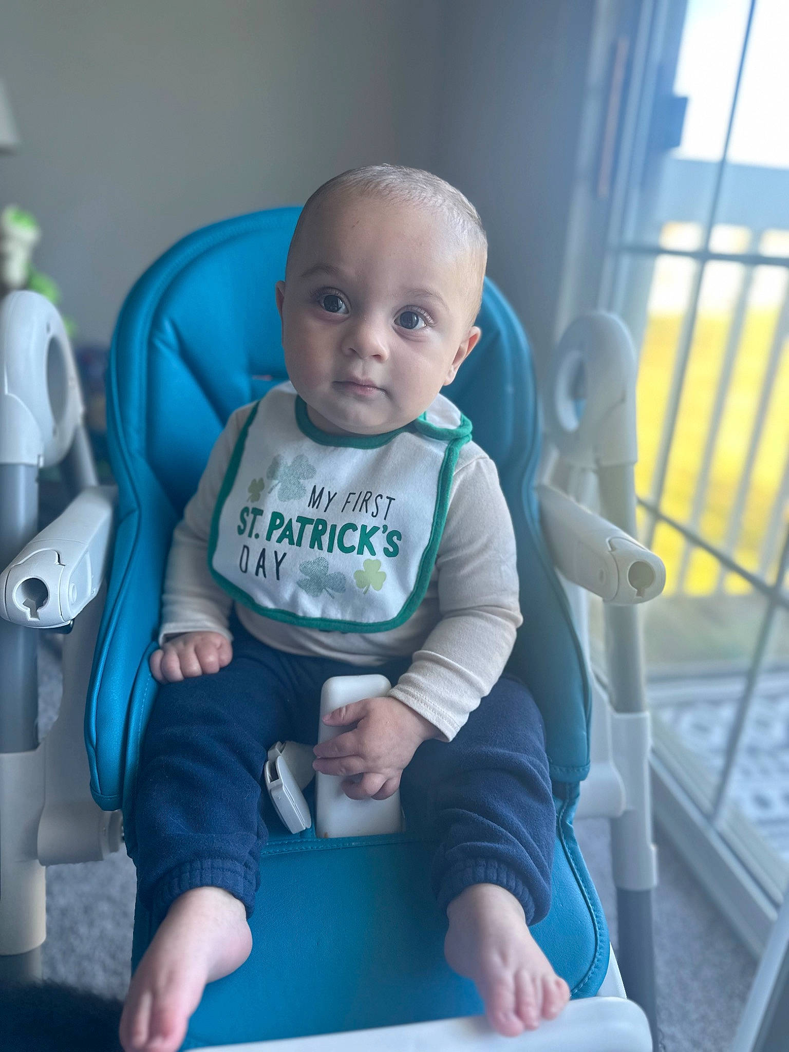 Gene joined the competition — help win amazing prizes! baby, baby_products, baby_safety, baby_toddler_clothing, child, comfort, electric_blue, finger, foot, fun, human_leg, knee, person, shorts, sitting, sleeve, sock, t_shirt, thigh, thumb