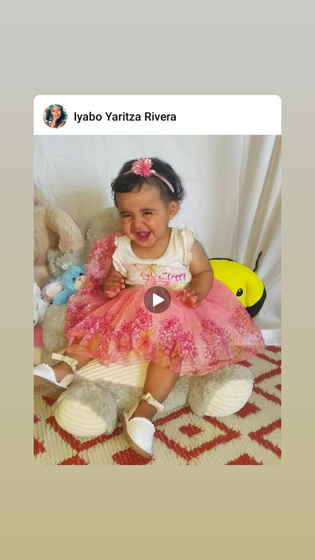 Mia Catalia Rivera is registered to the contest to win money with this photo: baby, child, child_model, costume, headwear, joy, peach, person, photo_caption, photography, pink, smile, toddler