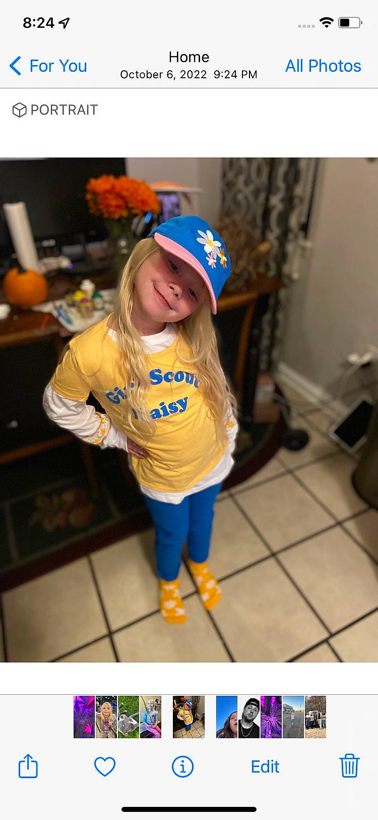 Jacey joined the competition — help win amazing prizes! arm, baby_toddler_clothing, baseball_cap, cap, child, clothing, electric_blue, floor, flooring, fun, happy, hat, headwear, human_body, joy, leg, leisure, person, personal_protective_equipment, sleeve