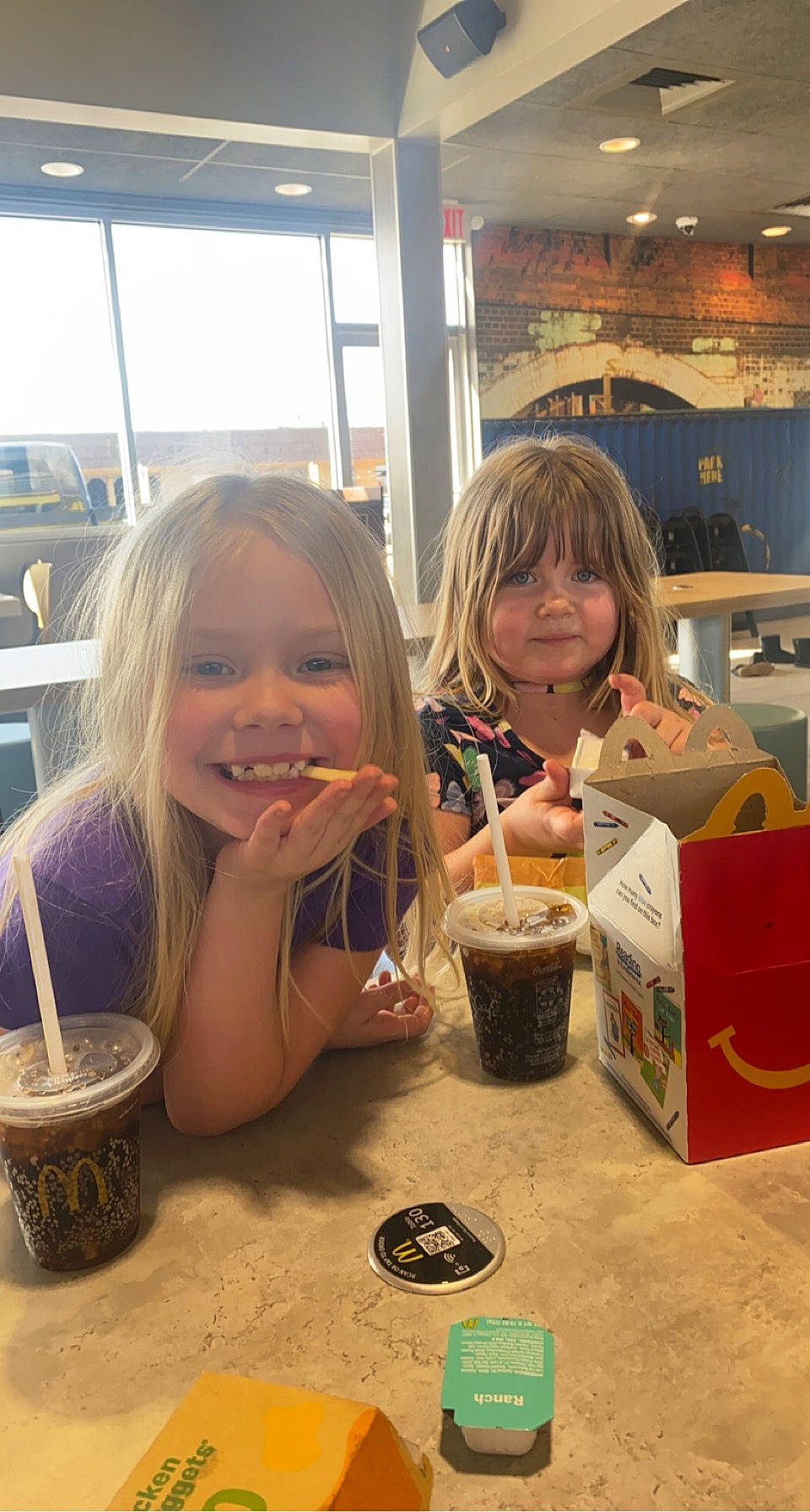 Jacey joined the competition — help win amazing prizes! blond, breakfast, child, comfort_food, cuisine, drink, eating, event, fast_food, finger_food, food, fun, happy, joy, junk_food, person, play, smile, sweetness, table