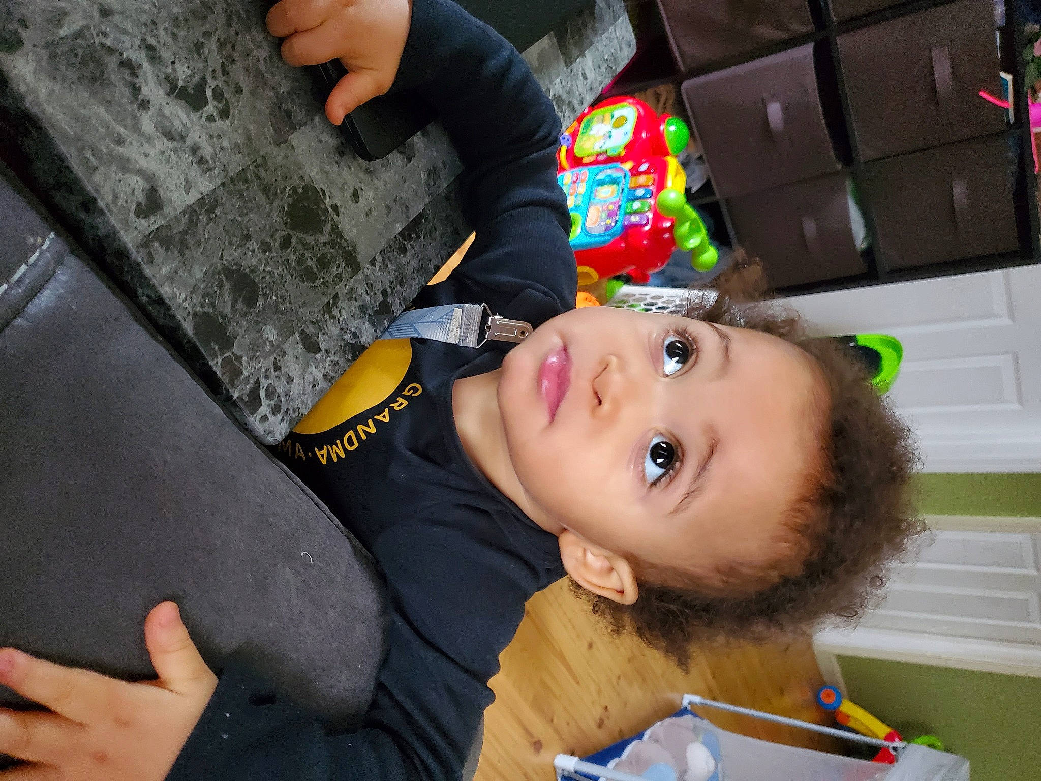 Damion joined the competition — help win amazing prizes! baby, cheek, child, event, eyelash, fashion_accessory, fun, happy, leisure, office_supplies, party, person, room, skin, smile, toddler