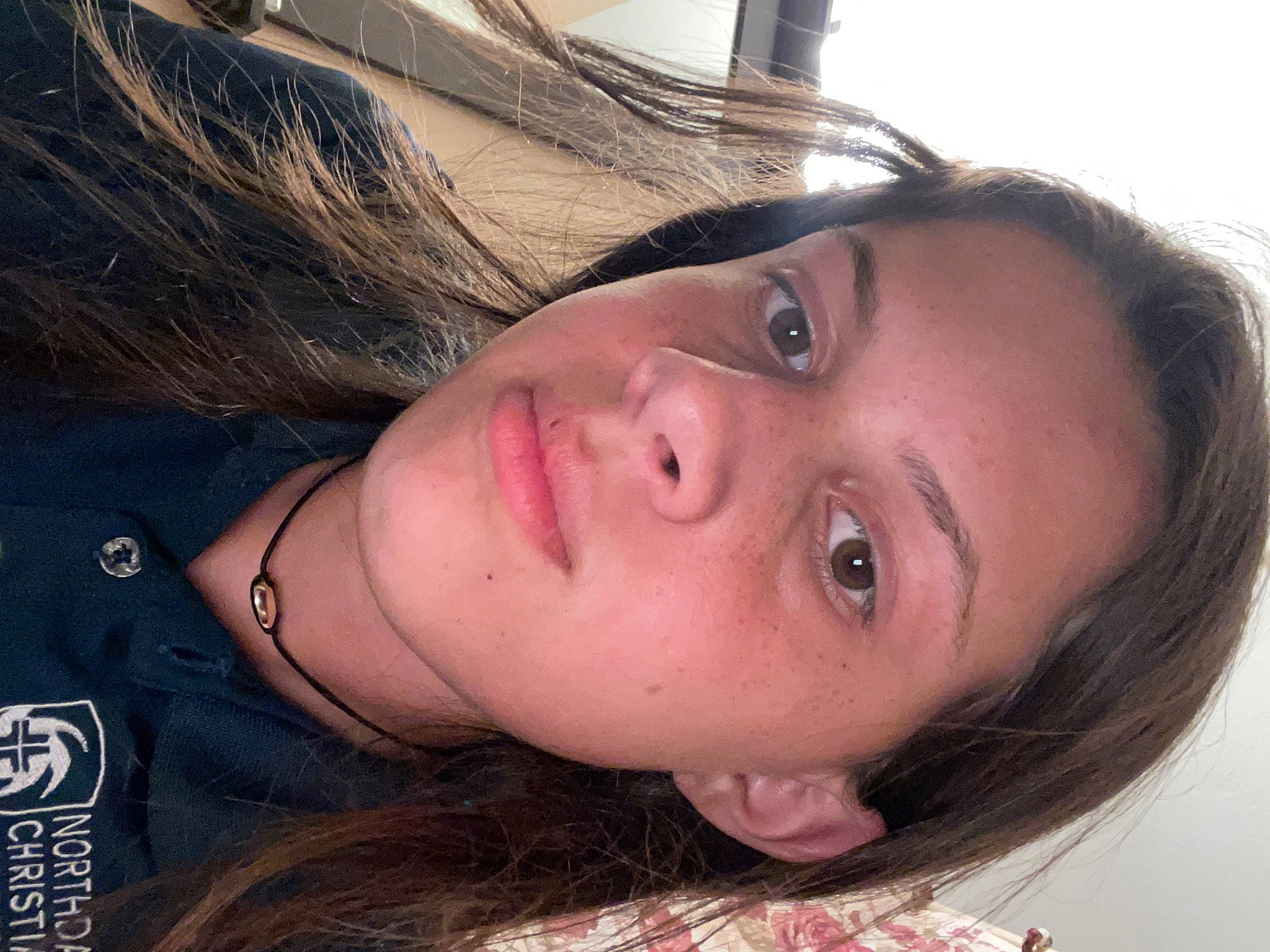 Jocelyn is registered to the contest to win money with this photo: black_hair, cheek, chest, chin, eyebrow, eyelash, eyewear, flash_photography, forehead, iris, jaw, layered_hair, lip, long_hair, mouth, neck, nose, person, selfie, skin