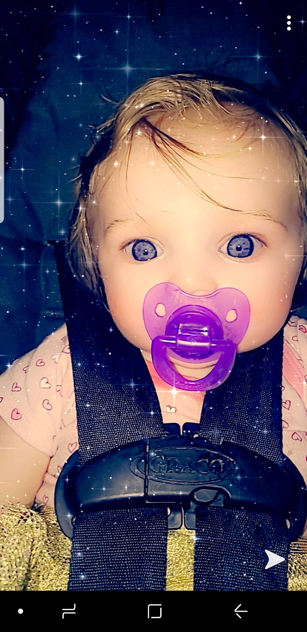 Amariana joined the competition — help win amazing prizes! cheek, child, face, fun, head, mouth, nose, person, purple, toddler