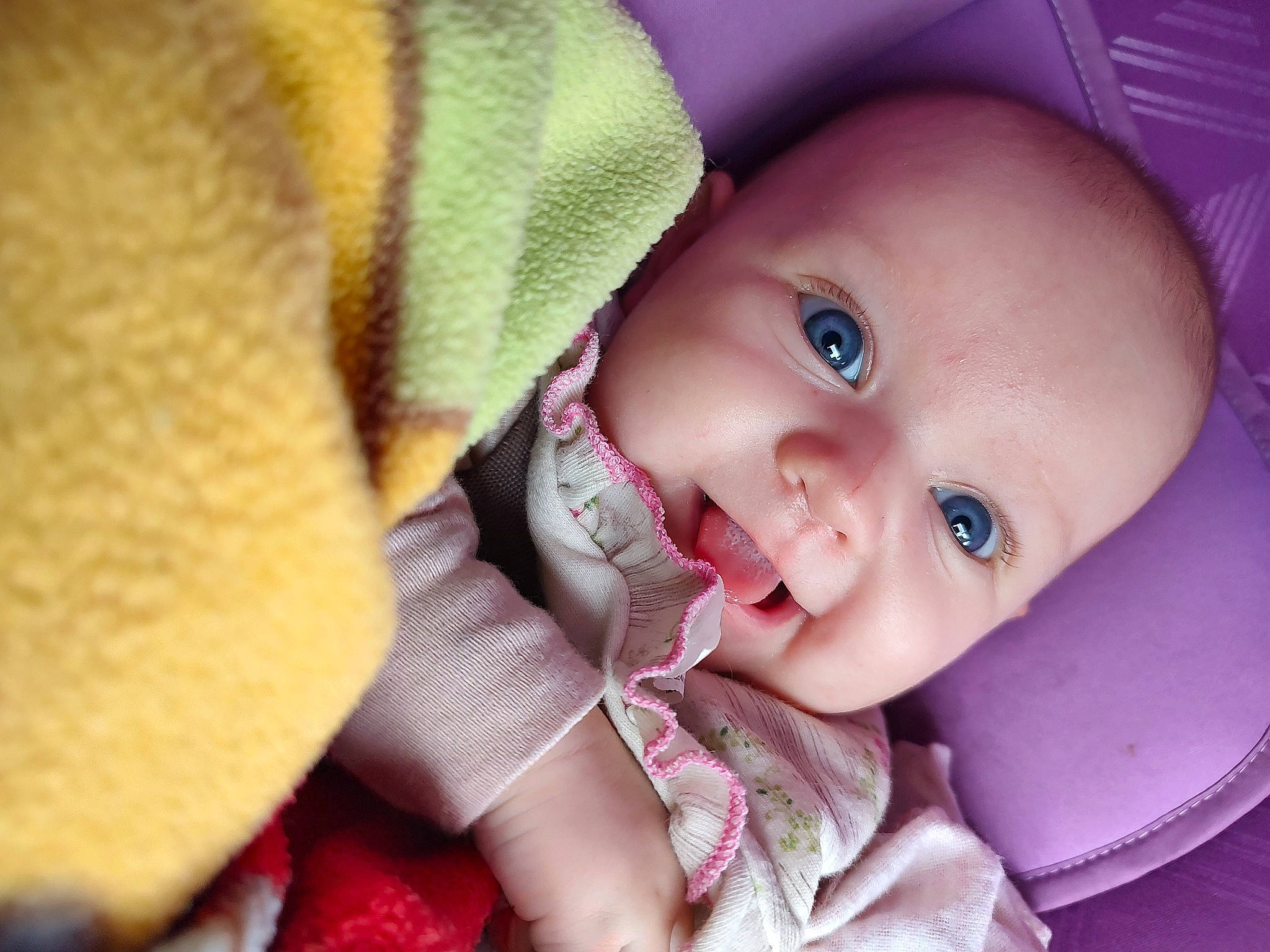 Diana joined the competition — help win amazing prizes! baby, baby_toddler_clothing, beauty, cheek, child, comfort, facial_expression, happy, head, headgear, iris, lip, mammal, nose, person, pink, skin, smile, textile, toddler