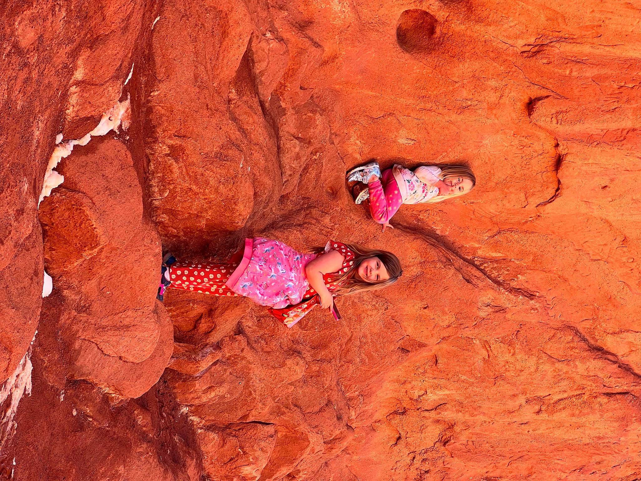 Luna joined the competition — help win amazing prizes! adventure, badlands, bedrock, climbing, erosion, fault, formation, fun, geology, joy, landscape, leisure, magenta, outcrop, people_in_nature, person, recreation, rock, sand, soil
