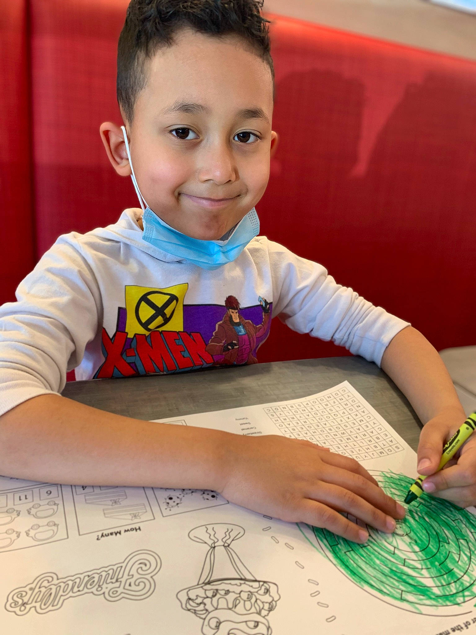 Benjamim joined the competition — help win amazing prizes! art, baby_toddler_clothing, child, flooring, fun, green, happy, homework, joy, leisure, office_supplies, pattern, person, play, room, sitting, sleeve, smile, t_shirt, toddler