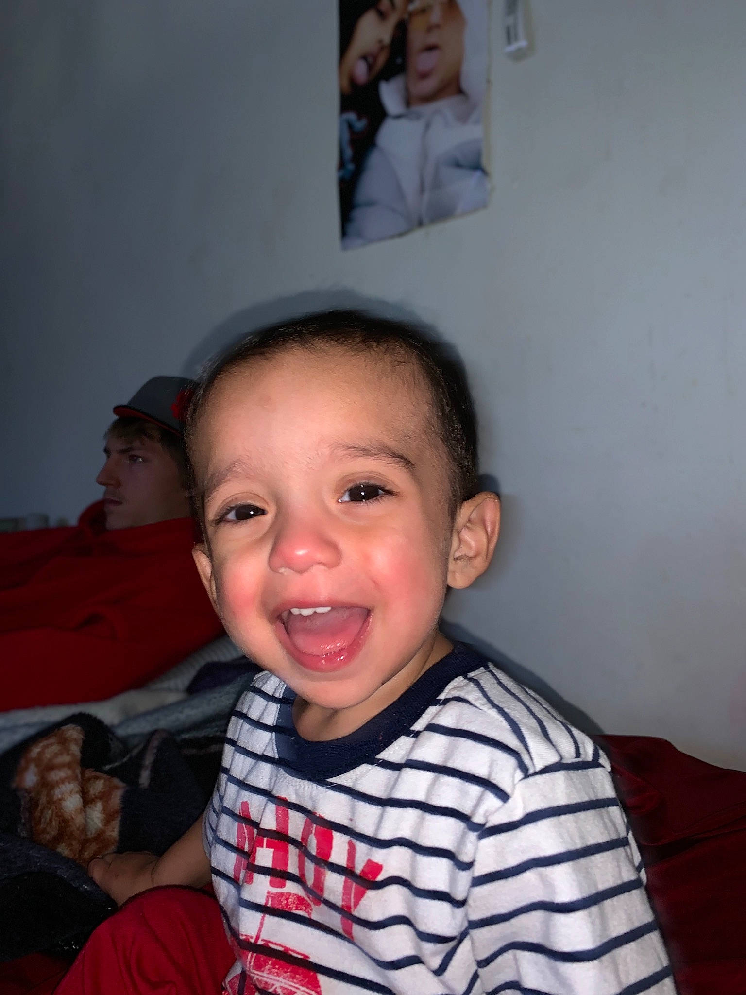 Valentino joined the competition — help win amazing prizes! baby_toddler_clothing, cheek, child, chin, ear, eye, eyebrow, eyelash, face, facial_expression, forehead, hairstyle, happy, head, iris, jaw, lip, mouth, nose, person