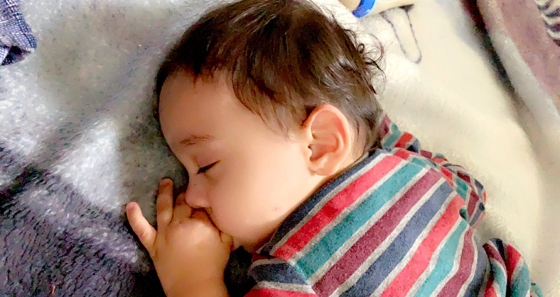 Valentino joined the competition — help win amazing prizes! baby, baby_toddler_clothing, cheek, child, comfort, ear, eyelash, linens, nail, nap, person, skin, sleep, sweater, thumb, toddler