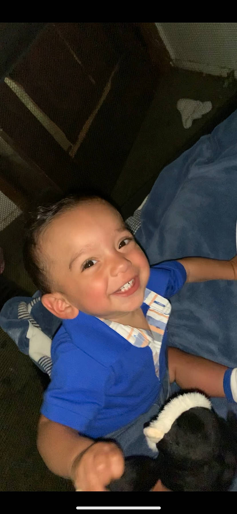 Valentino is registered to the contest to win money with this photo: baby, cheek, child, eye, joy, nose, person, skin, smile, toddler