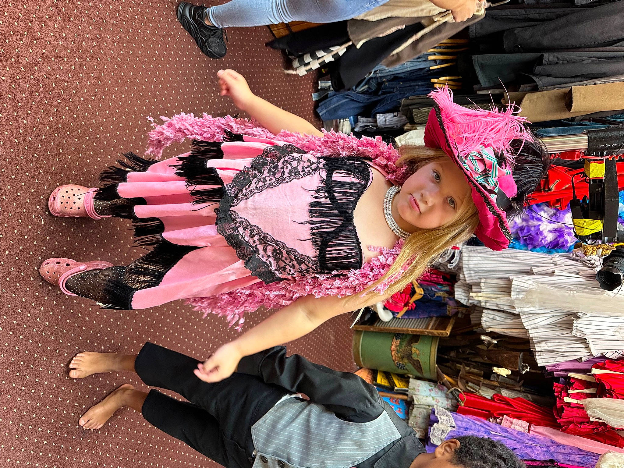 Marilyn joined the competition — help win amazing prizes! art, bag, city, costume, event, eyewear, fashion_accessory, fashion_design, fun, hat, headwear, human_leg, magenta, pattern, person, pink, shoe, shopping, street, t_shirt