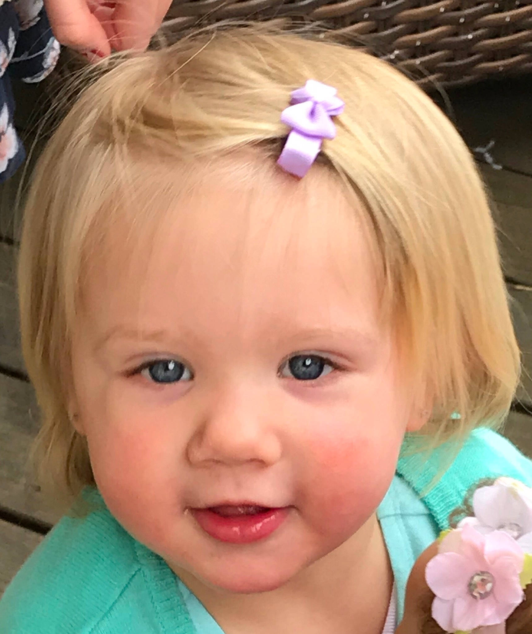 Marilyn Anthony joined the competition — help win amazing prizes! baby, blond, cheek, child, chin, ear, eyelash, face, fashion_accessory, forehead, hair, hair_accessory, hair_tie, hairstyle, head, headband, headgear, iris, lip, person