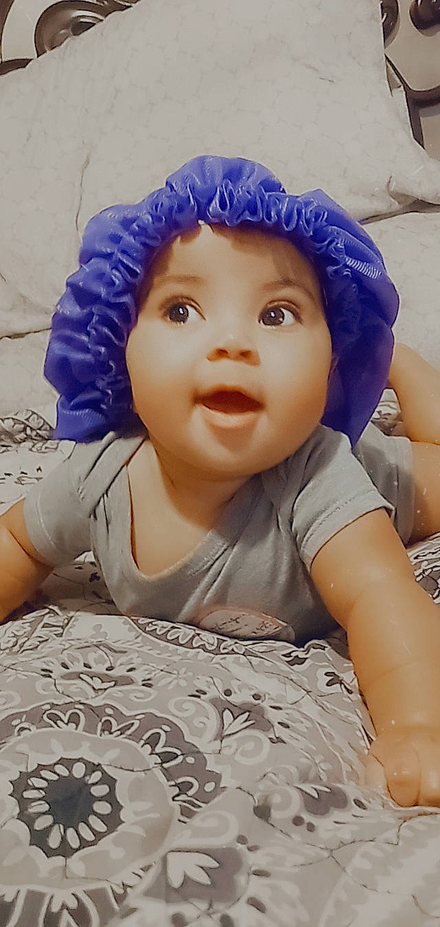 Aliyah joined the competition — help win amazing prizes! baby, baby_toddler_clothing, cap, chin, cool, eye, eyebrow, happy, hat, headgear, headwear, human_body, iris, lip, mouth, neck, nose, person, skin, sleeve
