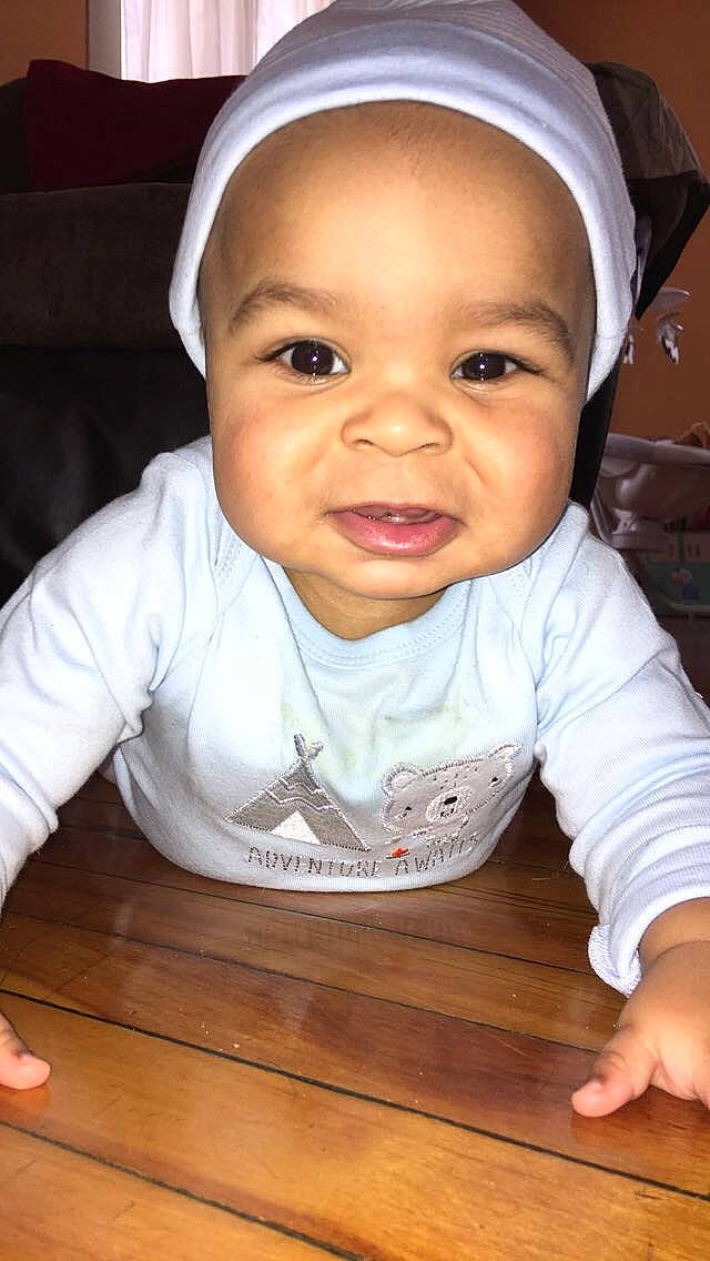 Kaileb joined the competition — help win amazing prizes! baby, cheek, child, face, facial_expression, happy, head, person, skin, smile, toddler, white