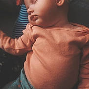 Kora joined the competition — help win amazing prizes! baby, sleeping, headband, bow, pink, peach, clothing, child, portrait, closeup, face, infant, soft_light, cozy, resting, peaceful, indoors, camera_interface, photography, toddler