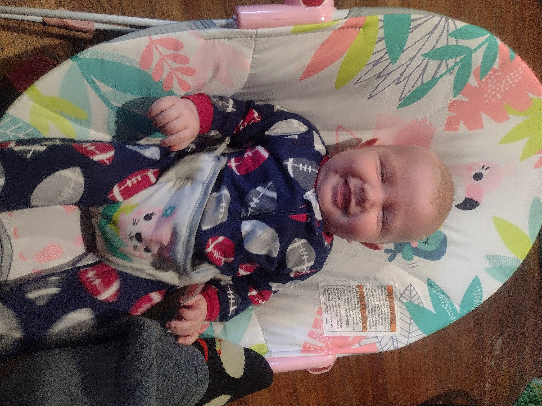 Jordan joined the competition — help win amazing prizes! baby, baby_products, baby_toddler_clothing, child, comfort, event, happy, joy, linens, pattern, person, plant, room, smile, toddler, tree