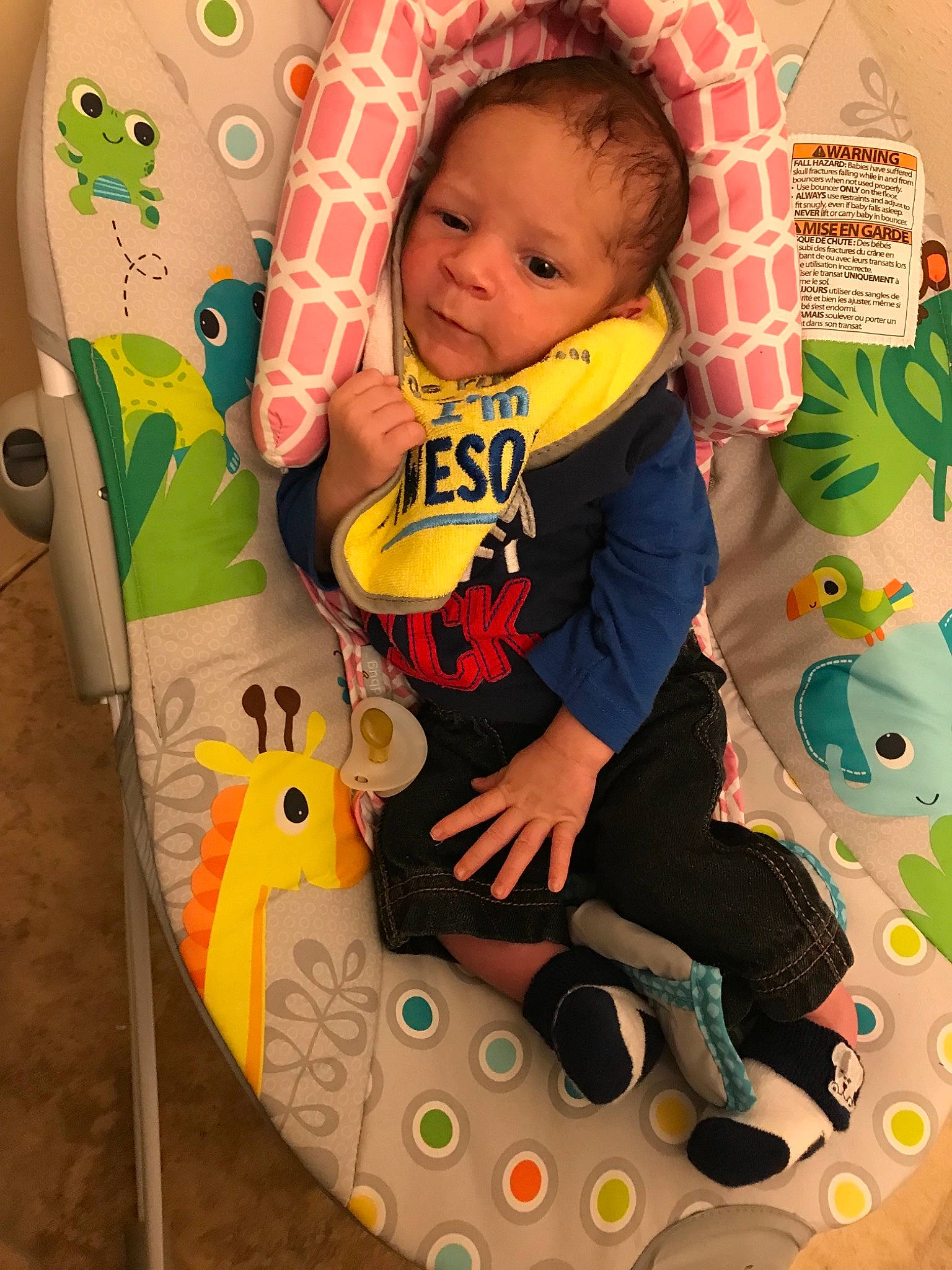 Deshawn is registered to the contest to win money with this photo: baby, child, person, play, toddler