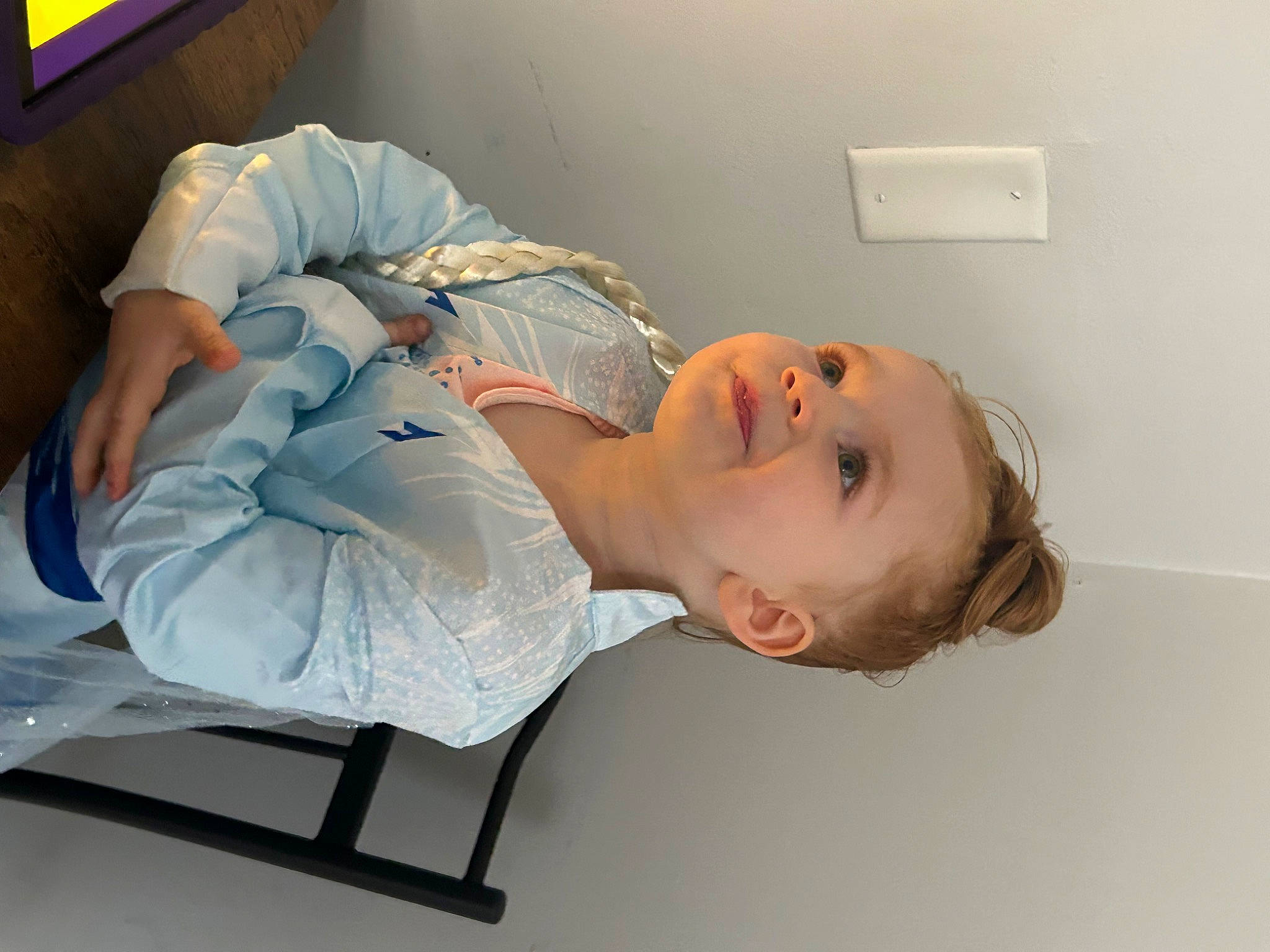 Peyton joined the competition — help win amazing prizes! abdomen, baby, baby_toddler_clothing, child, comfort, elbow, human_body, human_leg, joint, knee, light_switch, person, room, service, shoulder, sitting, sleeve, smile, thigh, toddler