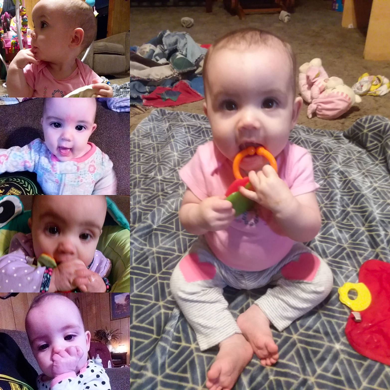 Alison is registered to the contest to win money with this photo: baby, cheek, child, eating, eye, face, fun, head, iris, lip, mouth, people, person, photography, play, sibling, toddler