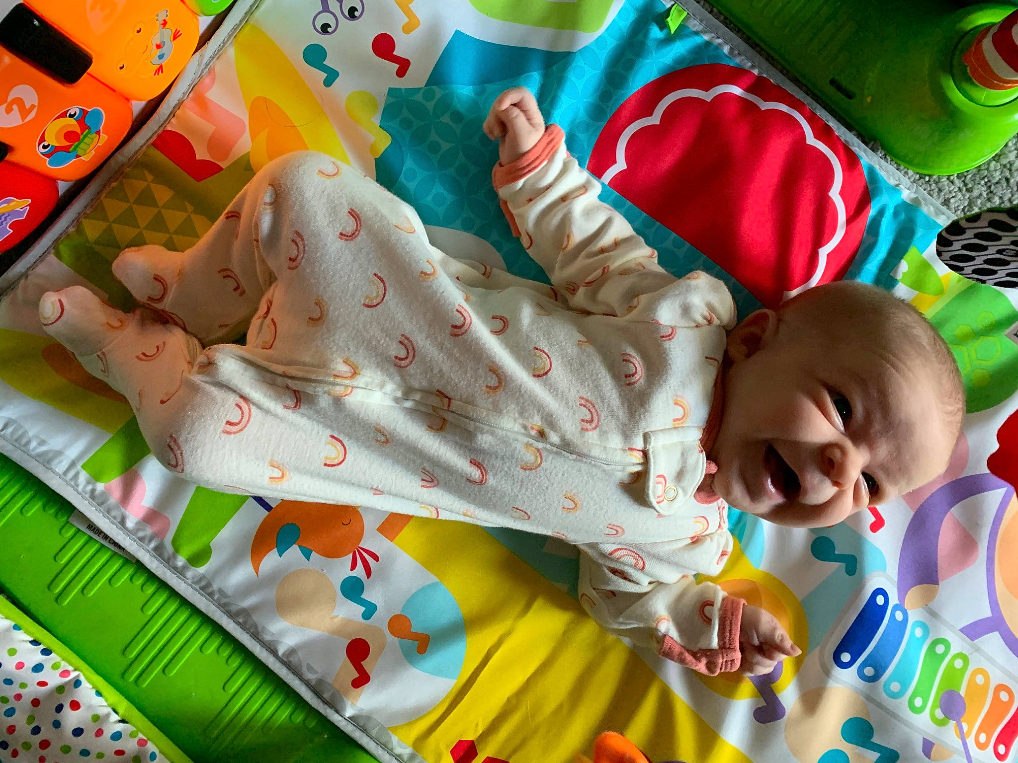 Lillian joined the competition — help win amazing prizes! baby, baby_products, baby_safety, baby_toddler_clothing, baby_toys, bedding, child, fun, green, happy, linens, pattern, person, photograph, play, product, room, snapshot, textile, toddler