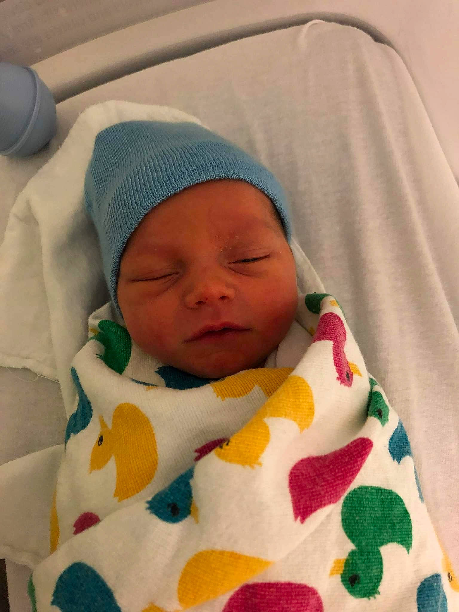 James joined the competition — help win amazing prizes! baby, baby_products, baby_sleeping, baby_toddler_clothing, bedtime, carmine, cheek, child, collar, comfort, face, headwear, linens, pattern, peach, person, room, skin, sleep, sleeve