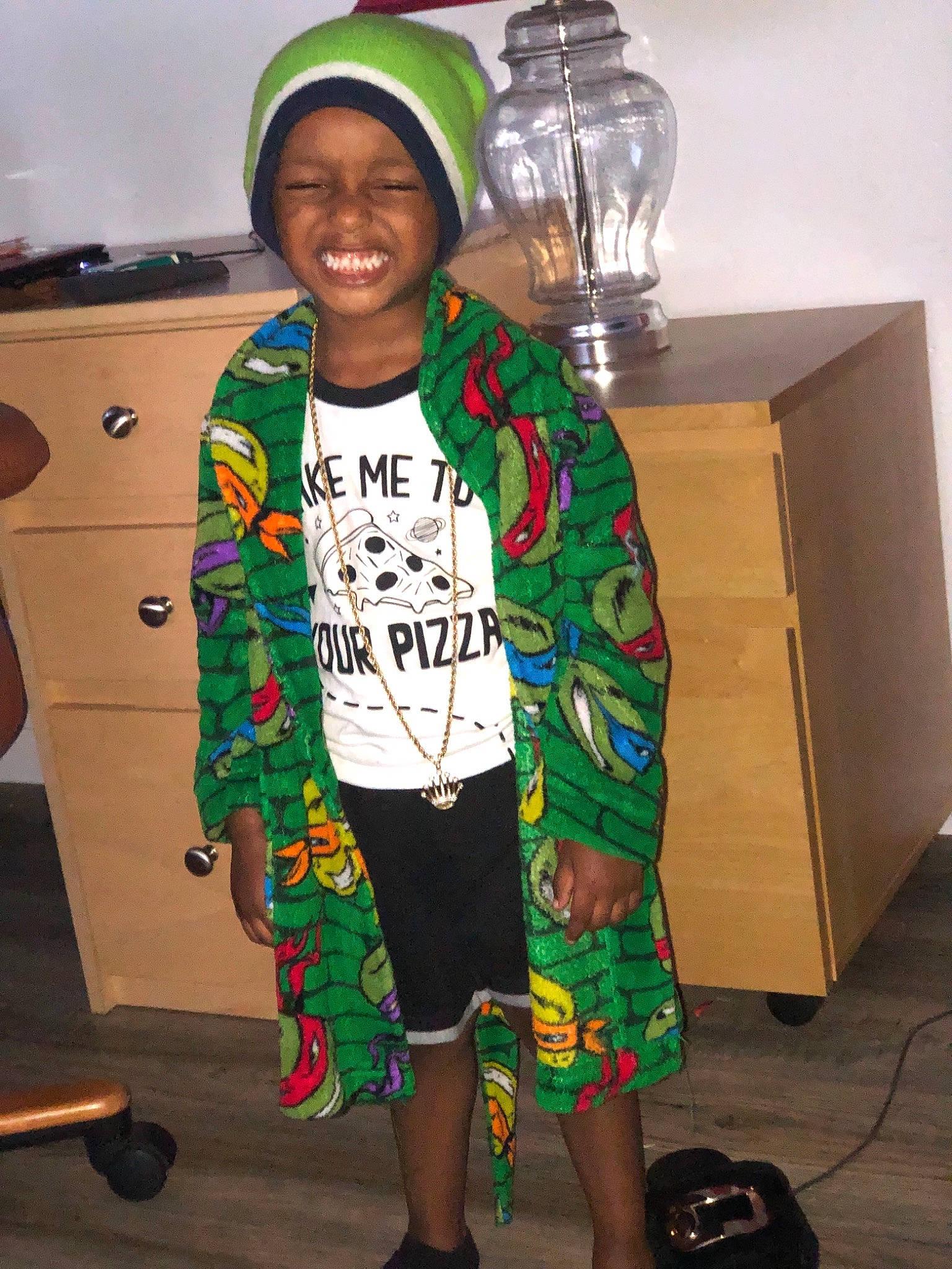 Lashawn joined the competition — help win amazing prizes! child, costume, joy, outerwear, person, shoe, style, t_shirt