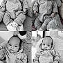 Tyano participe au concours pour gagner de l'argent avec cette photo : baby, black_and_white, child, couch, cozy, cute, expression, footwear, hoodie, indoor, infant, monochrome, onesie, photography, plush_toy, portrait, seated, soft_toy, teddy_bear, young_child
