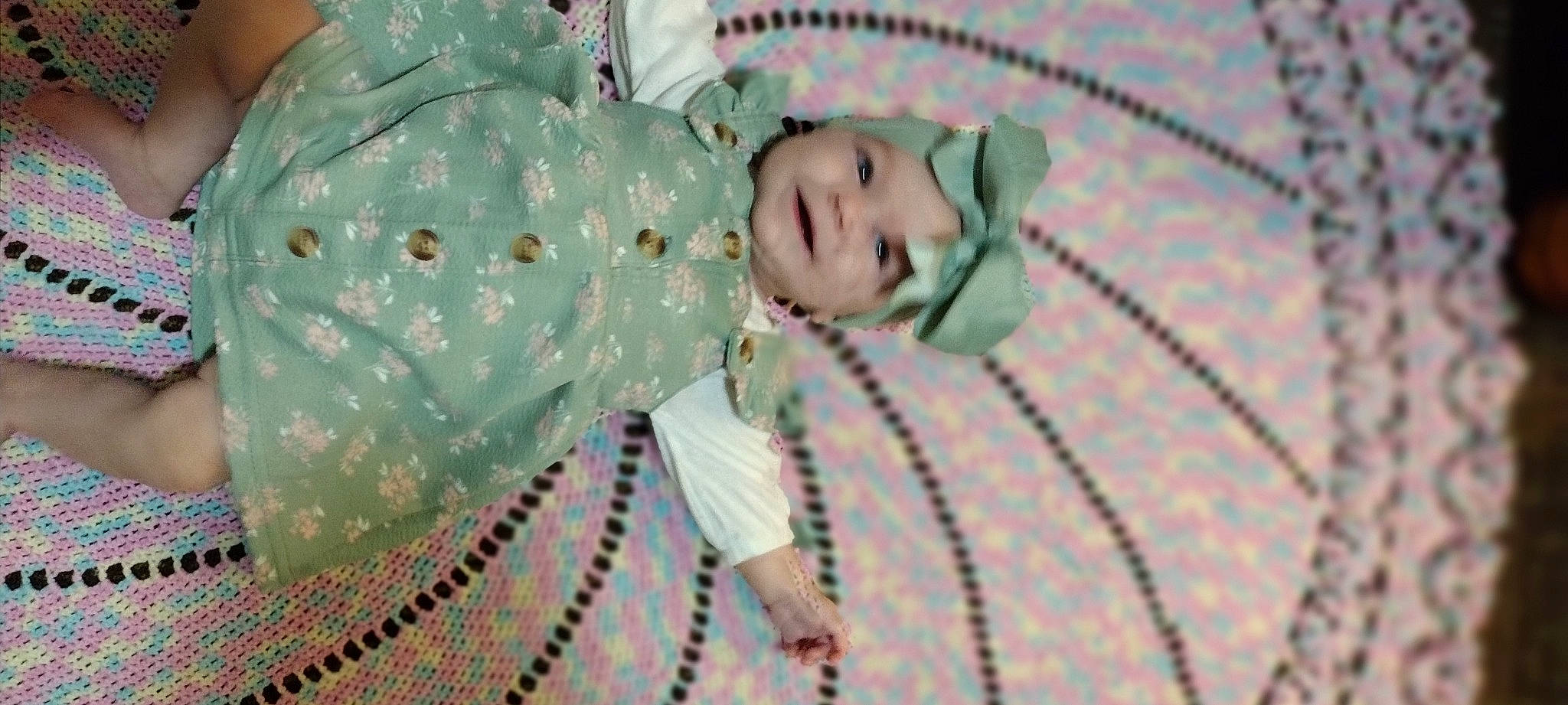 Emmajean joined the competition — help win amazing prizes! baby, baby_products, baby_safety, baby_toddler_clothing, child, comfort, fun, happy, headwear, linens, military_camouflage, pattern, person, sleeve, toddler