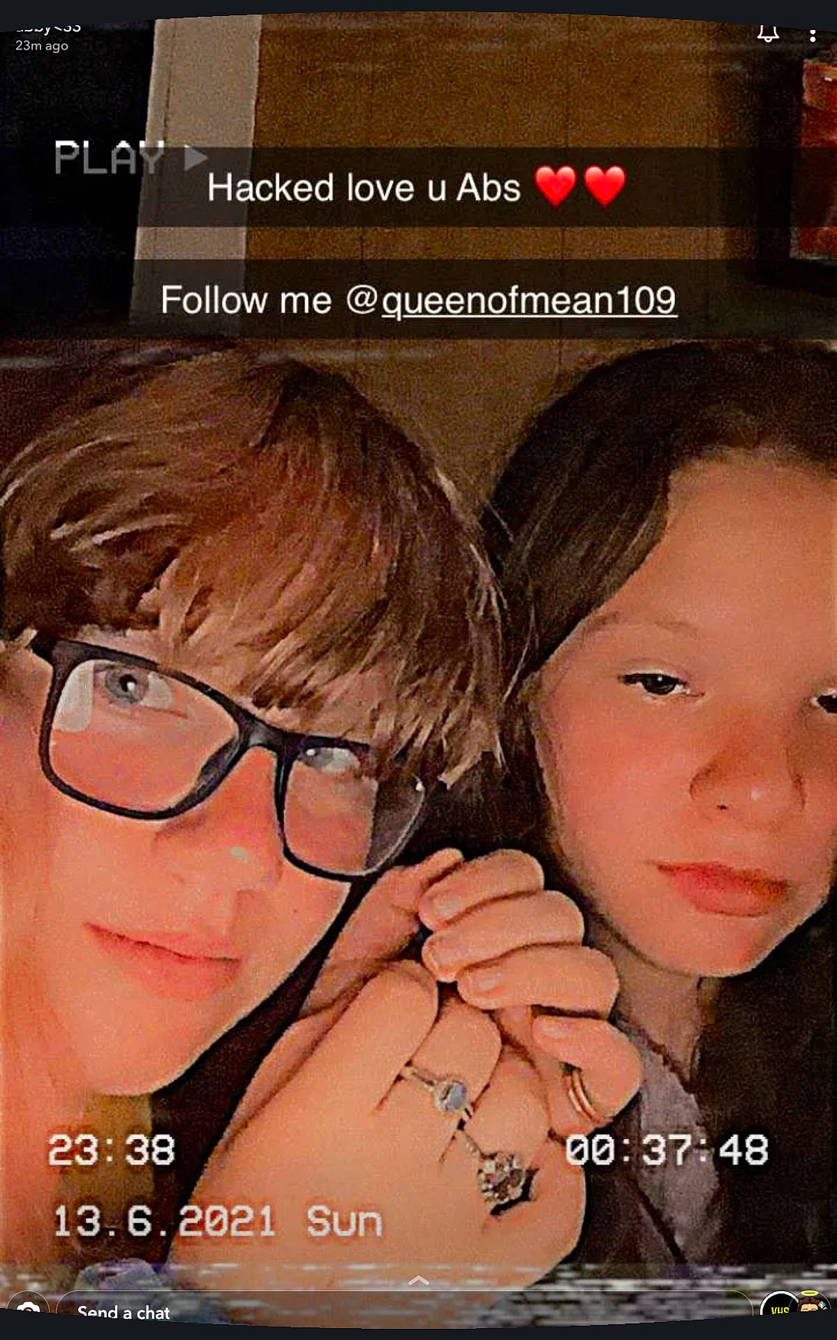 Lea is registered to the contest to win money with this photo: book_cover, cheek, chin, eyebrow, eyelash, eyewear, font, gesture, happy, human, lip, lipstick, movie, nose, person, photo_caption, publication, skin, snapshot, thumb