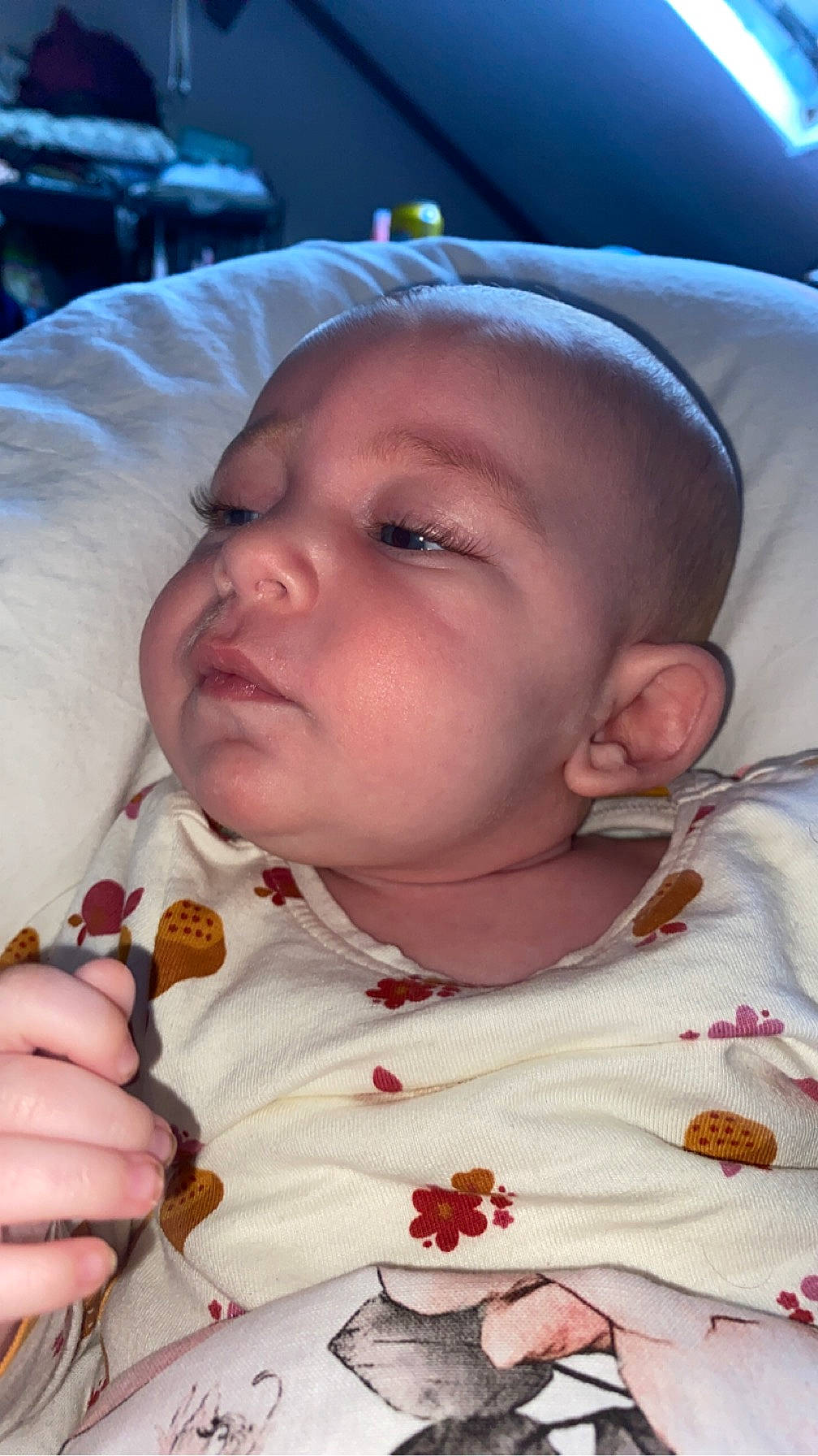 Naya participe au concours pour gagner de l'argent avec cette photo : baby, baby_products, baby_toddler_clothing, cheek, child, comfort_food, event, eyelash, food, happy, lip, mouth, nail, nose, people, person, skin, sweetness, tableware, thumb