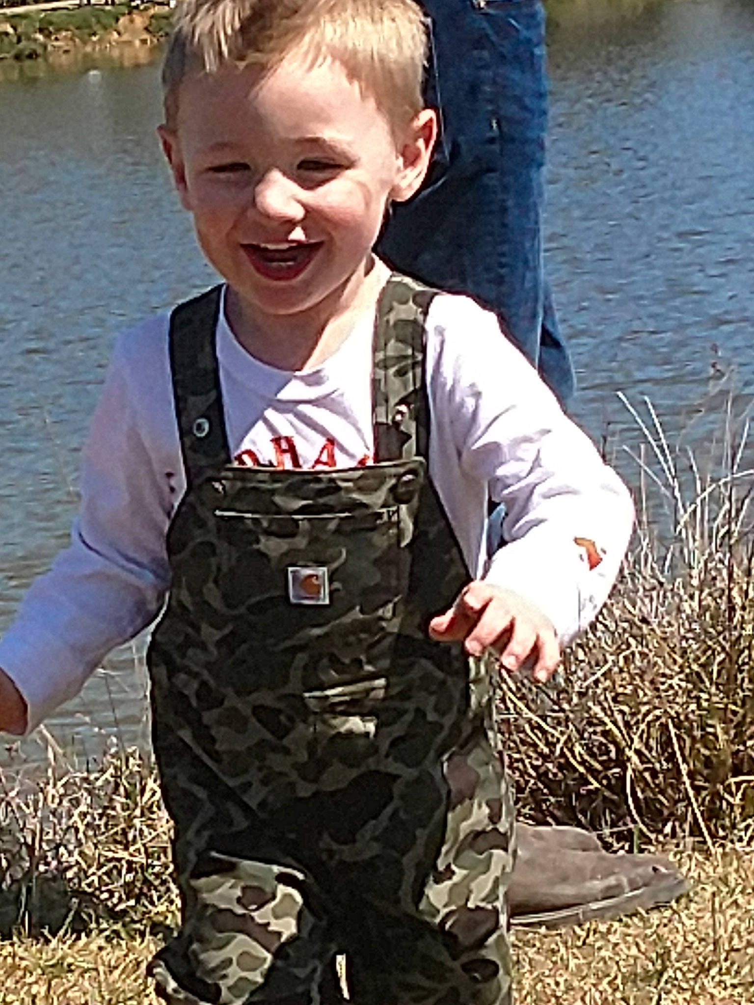 Kingston joined the competition — help win amazing prizes! camouflage, child, joy, military_camouflage, outerwear, pattern, person, toddler