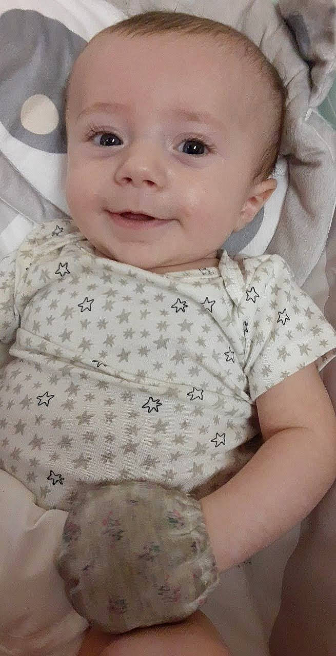 Drake joined the competition — help win amazing prizes! baby, baby_toddler_clothing, cheek, chin, collar, comfort, facial_expression, happy, iris, lip, neck, nose, organ, person, photograph, product, skin, sleeve, smile, textile