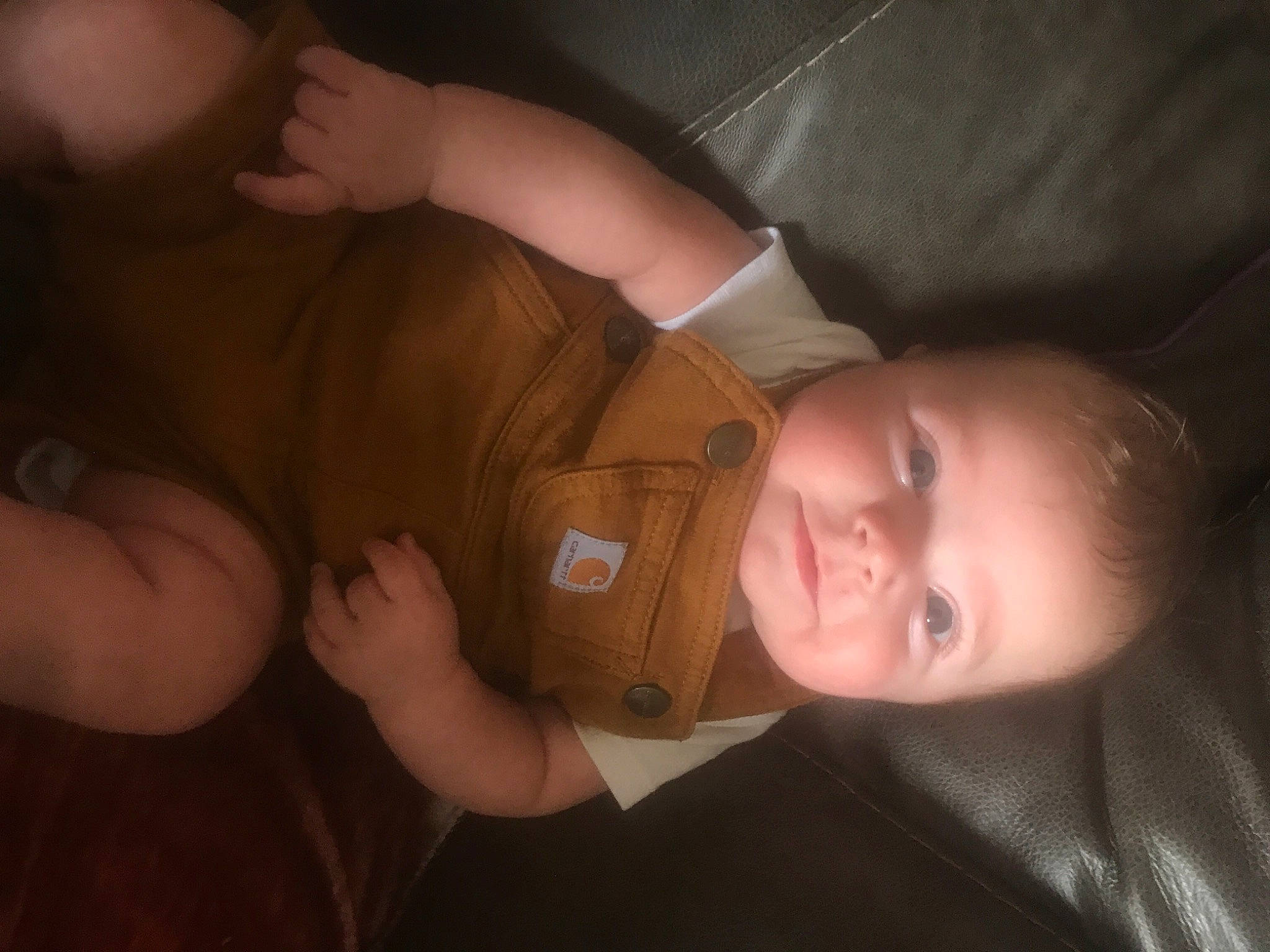 Kingston is registered to the contest to win money with this photo: baby, cheek, chin, comfort, elbow, eyebrow, finger, flash_photography, gesture, hand, human_body, iris, lip, mouth, muscle, neck, nose, person, skin, sleeve