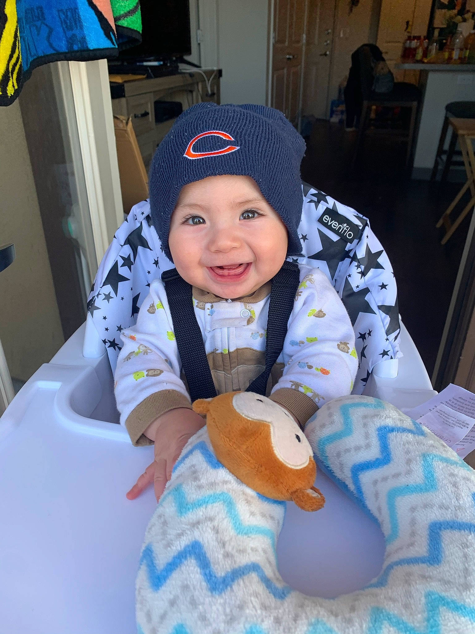 Leonel joined the competition — help win amazing prizes! baby, baby_laughing, baby_products, baby_toddler_clothing, baby_toys, beanie, bonnet, child, costume_accessory, headwear, joy, knit_cap, person, plush, stuffed_toy, toddler, toy