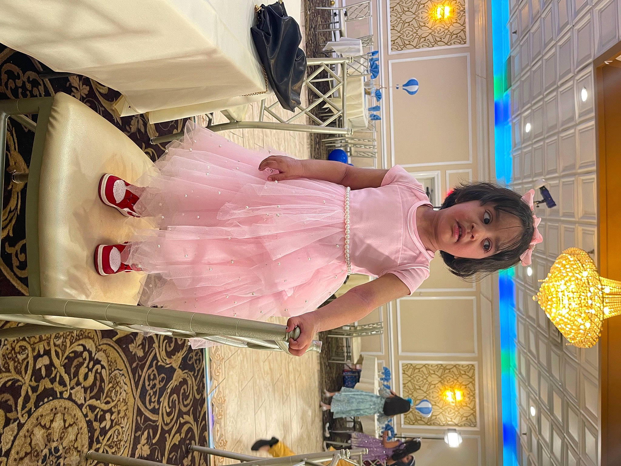 Amal joined the competition — help win amazing prizes! engineering, event, fashion_design, flesh, fun, machine, magenta, metal, person, room, textile