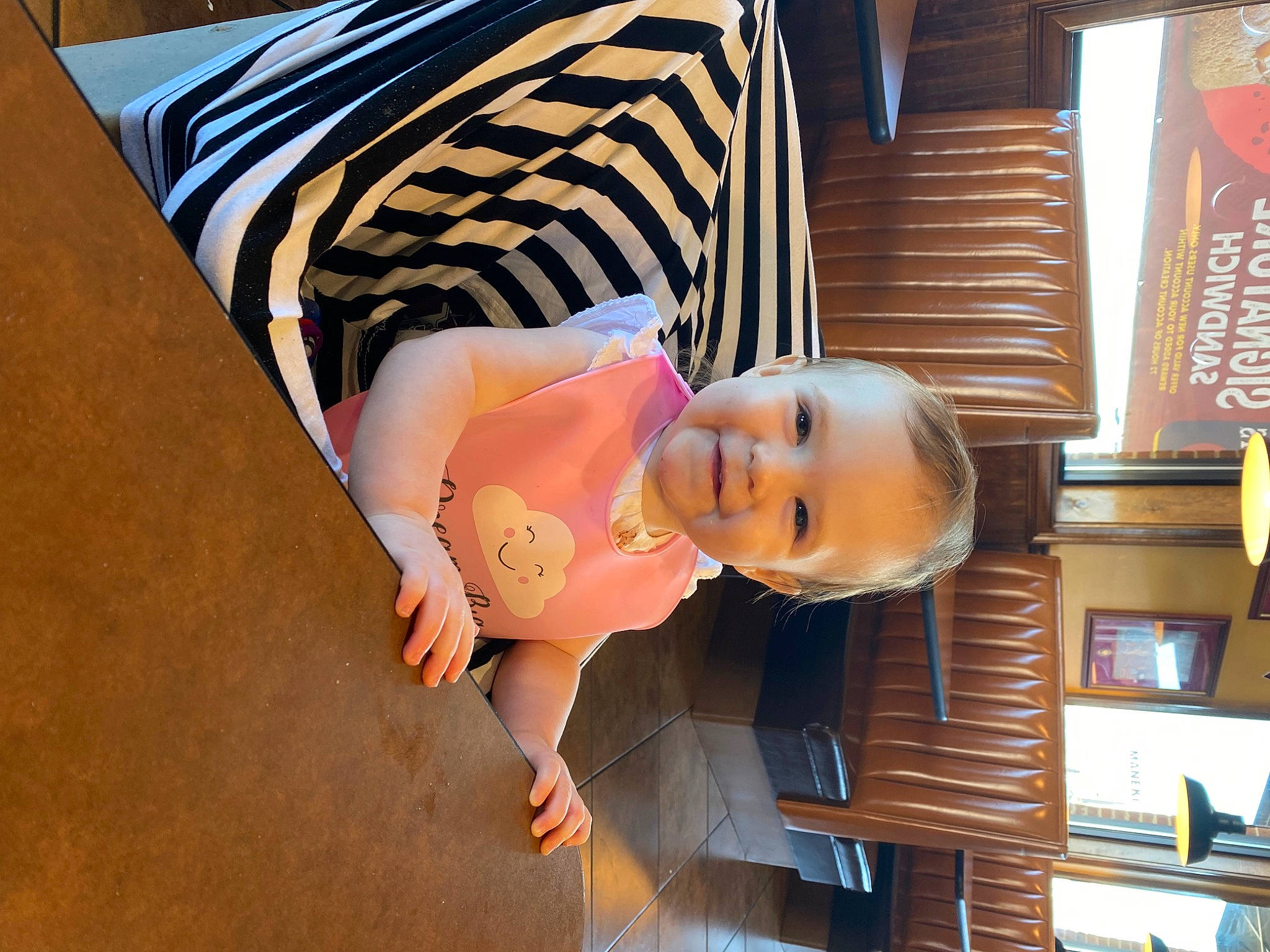 Karleigh joined the competition — help win amazing prizes! baby, baby_products, baby_toddler_clothing, bookcase, building, child, comfort, flooring, happy, hardwood, joy, person, room, shelf, shelving, sitting, smile, toddler, wood