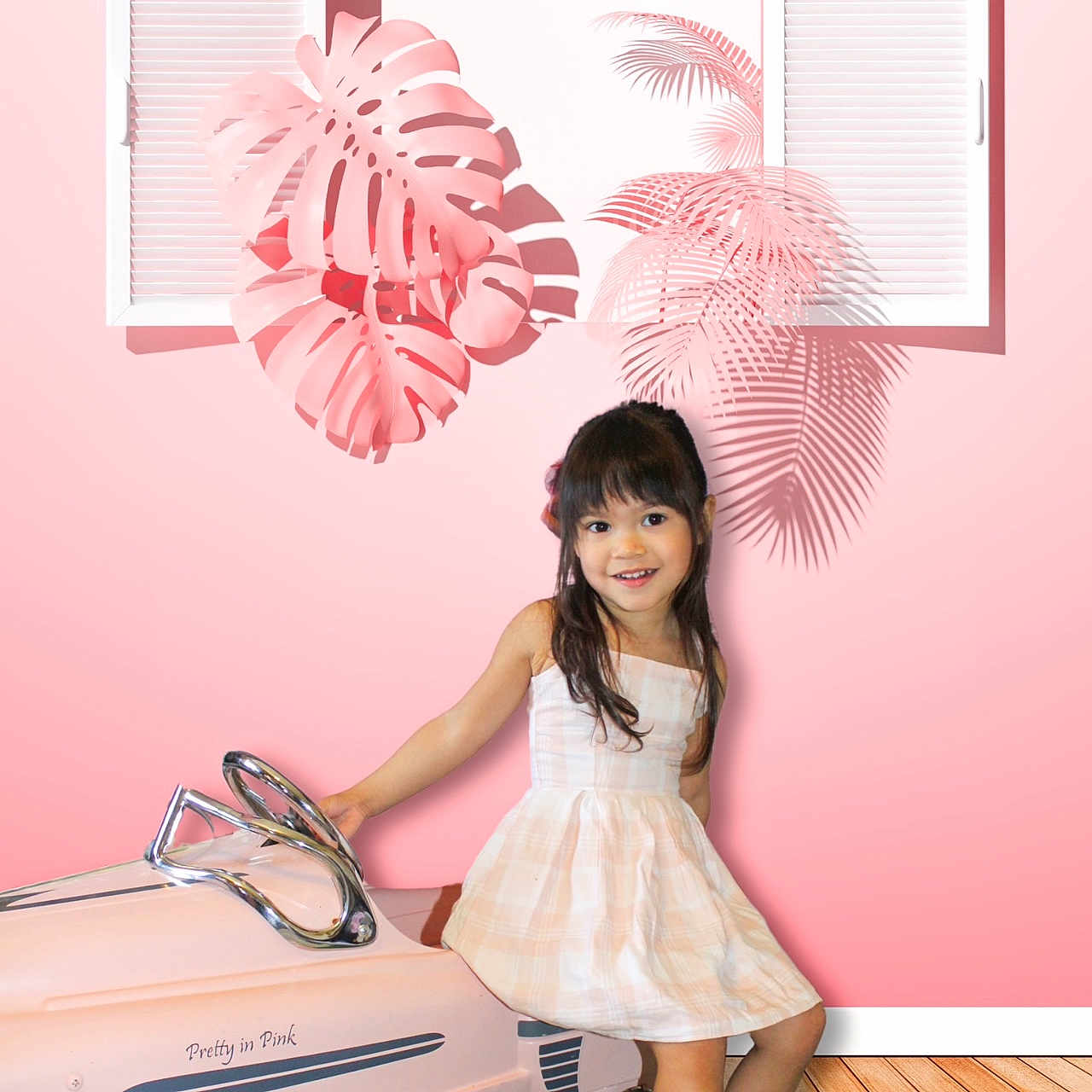 Marlianne is registered to the contest to win money with this photo: car, child, cleaning, clothing, dress, eveningdress, face, female, footwear, formalwear, girl, head, highheel, machine, person, photography, portrait, shoe, wheel, wood
