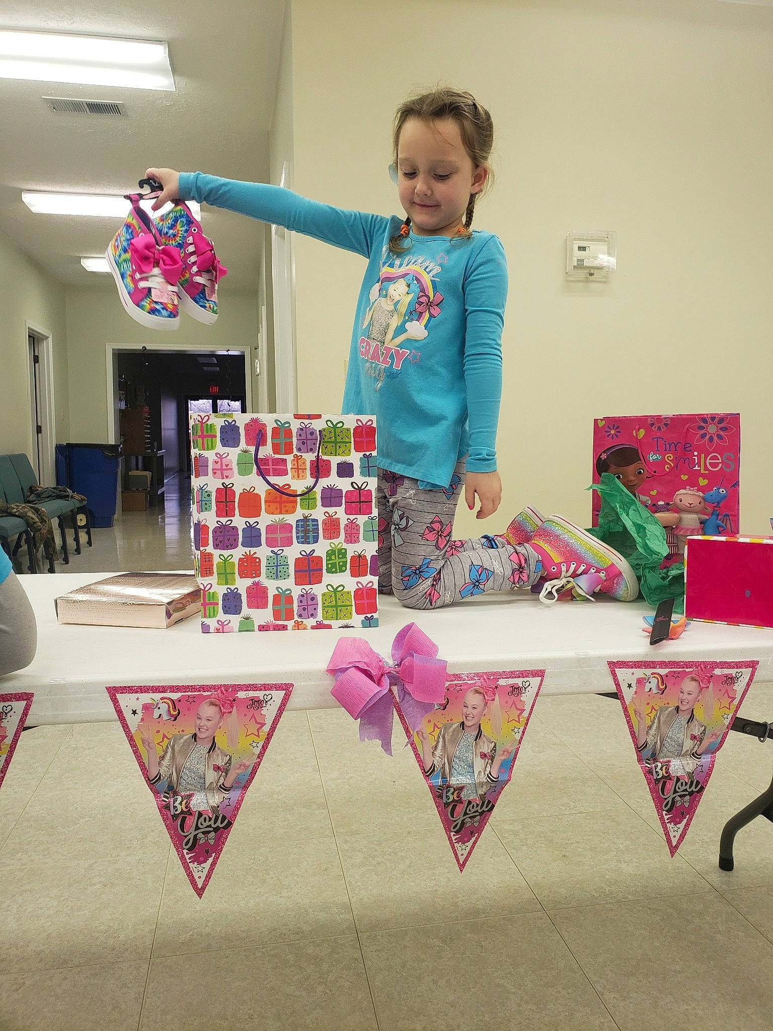 Brooklyn joined the competition — help win amazing prizes! art, child, design, joy, pattern, person, pink, play, room, textile