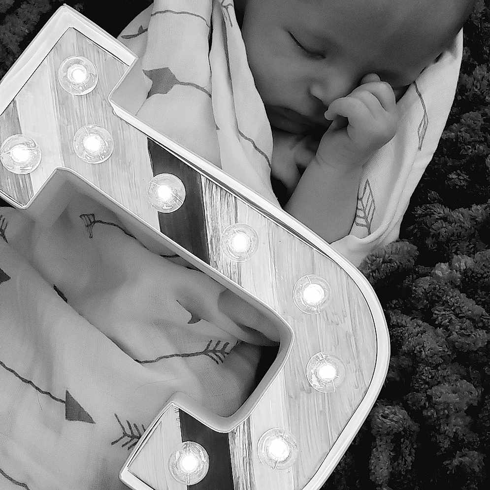 Jaxsyn is registered to the contest to win money with this photo: baby, black_and_white, child, ear, monochrome, photography, style, white