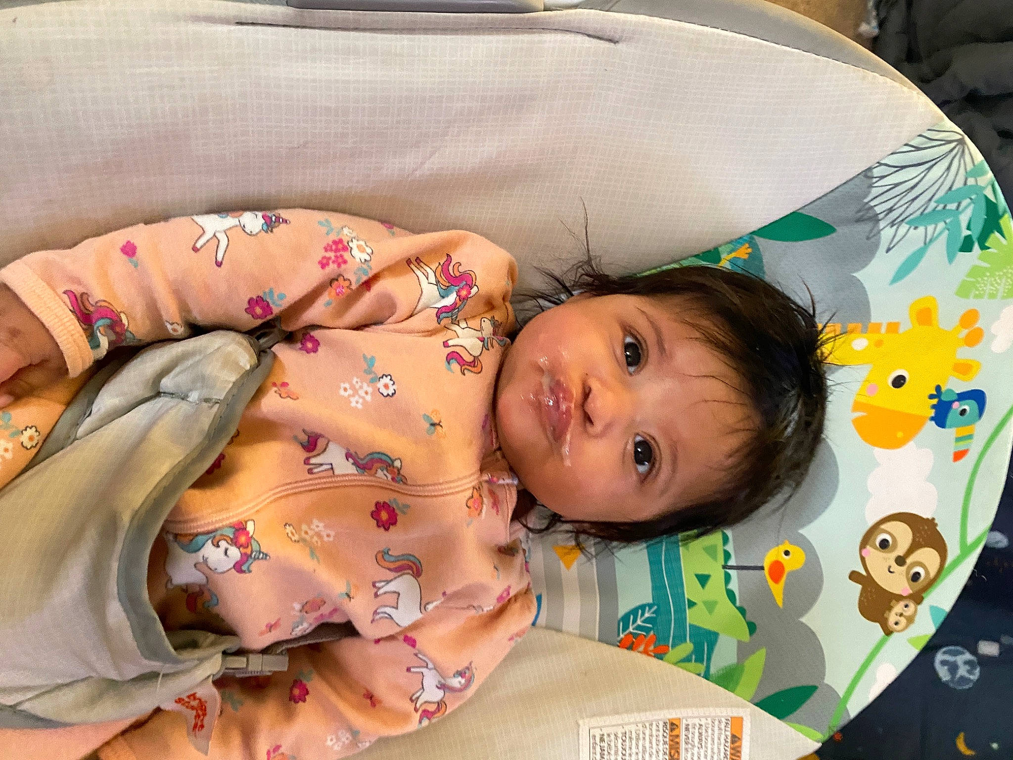 Cecilia is registered to the contest to win money with this photo: abdomen, baby, baby_products, baby_toddler_clothing, cheek, chest, child, comfort, happy, linens, nail, pattern, person, room, textile, toddler