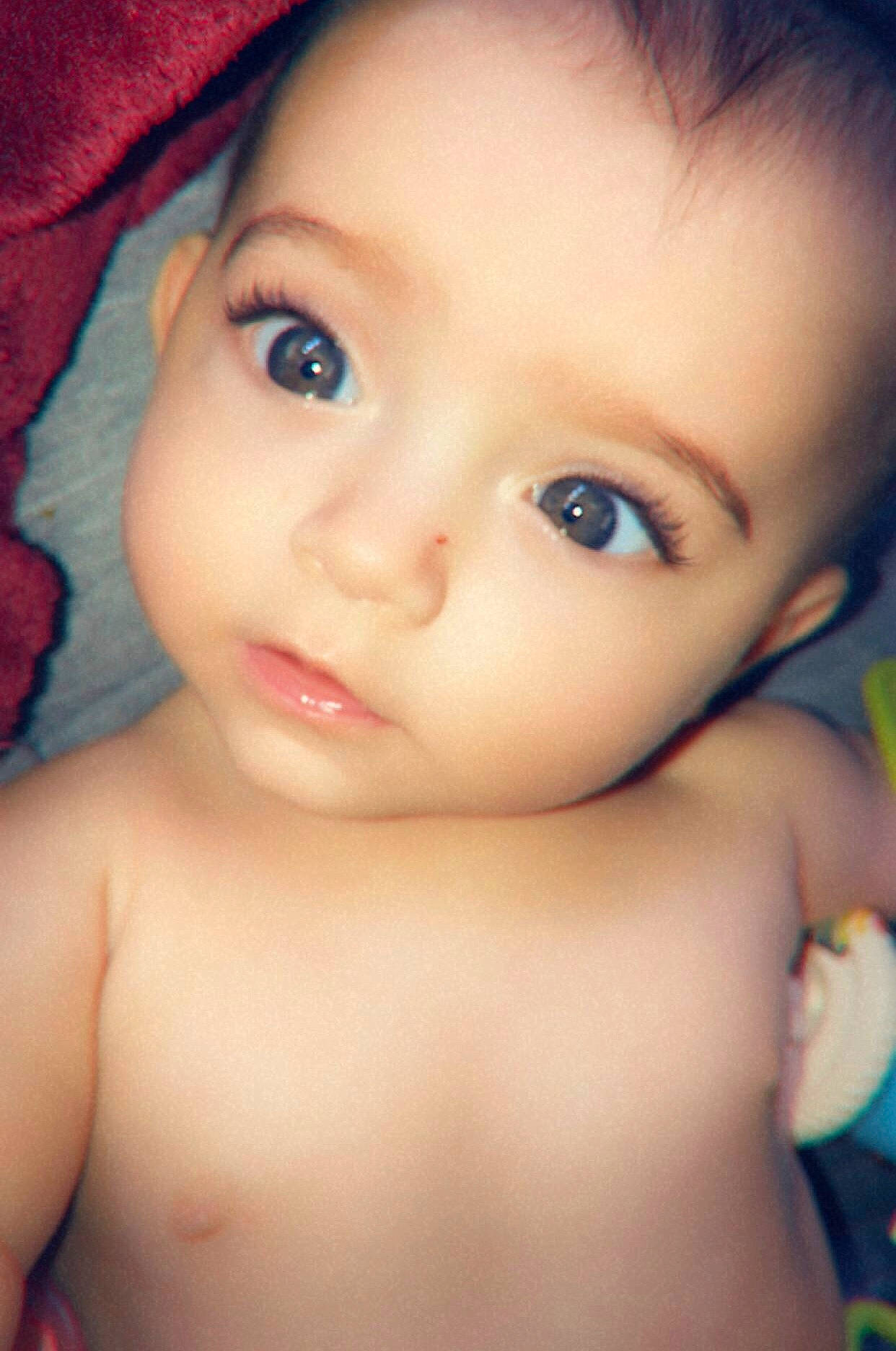 Amariah is registered to the contest to win money with this photo: baby, beauty, cheek, child, chin, close_up, eye, eyebrow, eyelash, face, forehead, hair, head, iris, lip, mouth, nose, organ, person, skin