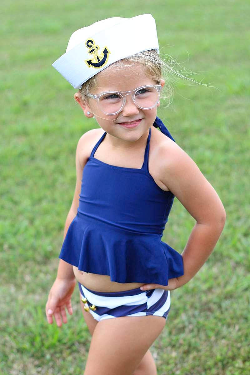 Jillian joined the competition — help win amazing prizes! cap, clothing, electric_blue, grass, headgear, joy, person, summer, swimwear, tankini