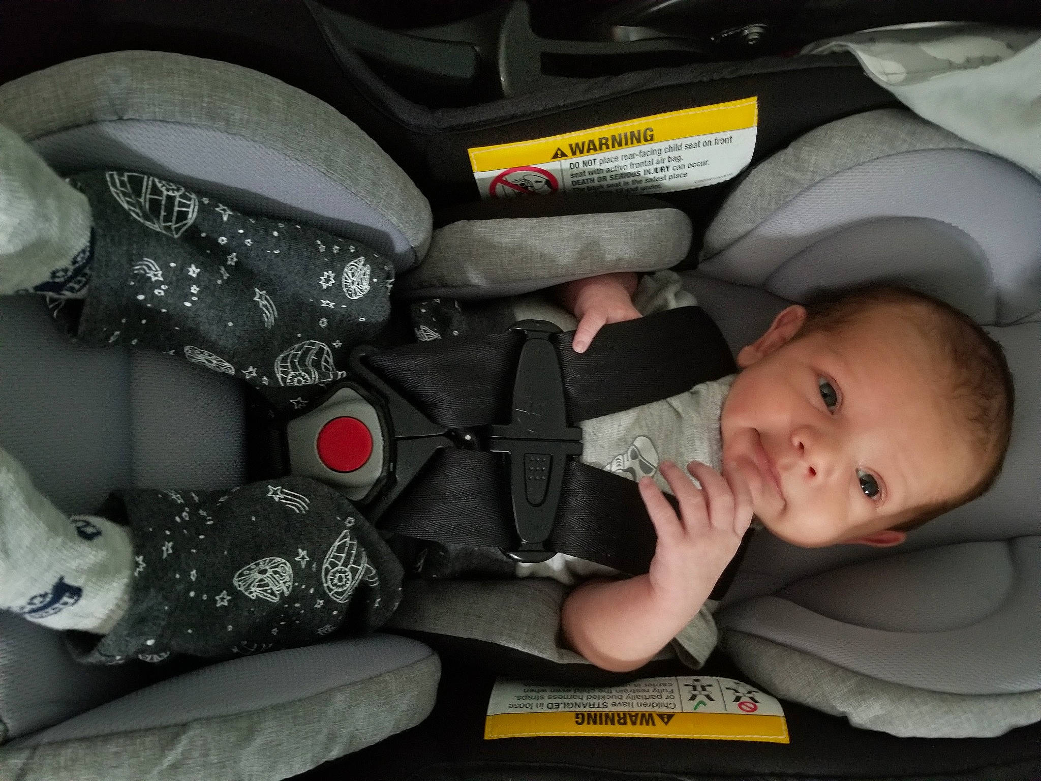 Manuel is registered to the contest to win money with this photo: auto_part, baby, baby_carriage, baby_in_car_seat, baby_products, car_seat, car_seat_cover, child, person, product, seat_belt, toddler