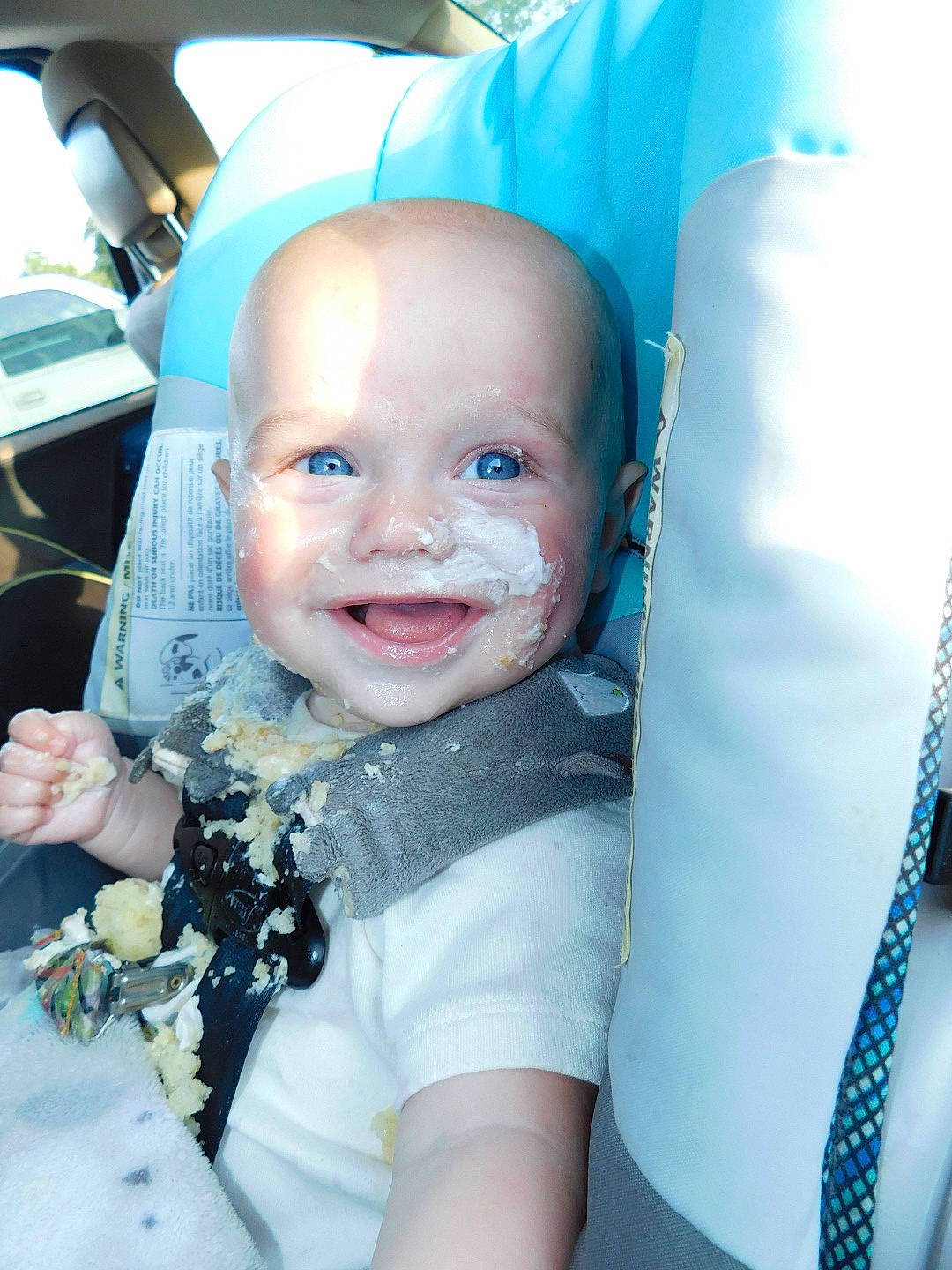 Silas is registered to the contest to win money with this photo: baby, baby_carriage, baby_products, car_seat, cheek, child, cool, ear, eye, face, facial_expression, fun, happy, head, joy, lip, nose, person, skin, smile