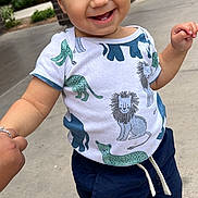 Lorenzo joined the competition — help win amazing prizes! baby, bodypart, city, clothing, face, finger, footwear, hand, happy, head, jeans, pants, person, photography, portrait, road, shoe, shorts, t_shirt, walking