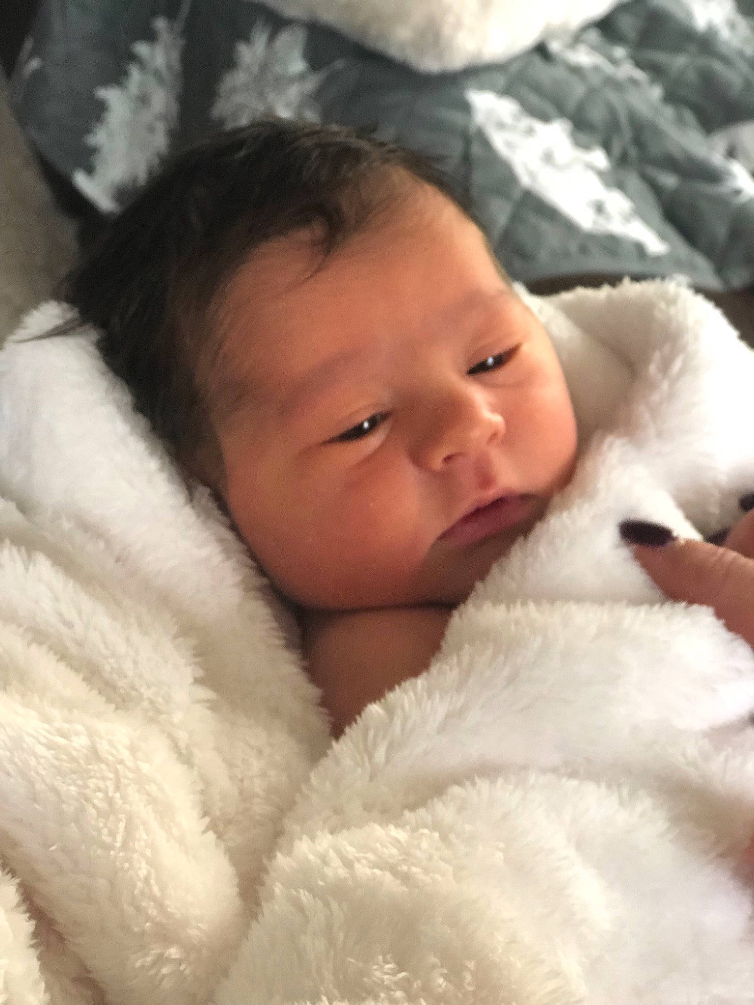 Zhavia joined the competition — help win amazing prizes! baby, bedtime, cheek, child, eye, face, fur, head, lip, nose, person, skin, sleep, toddler