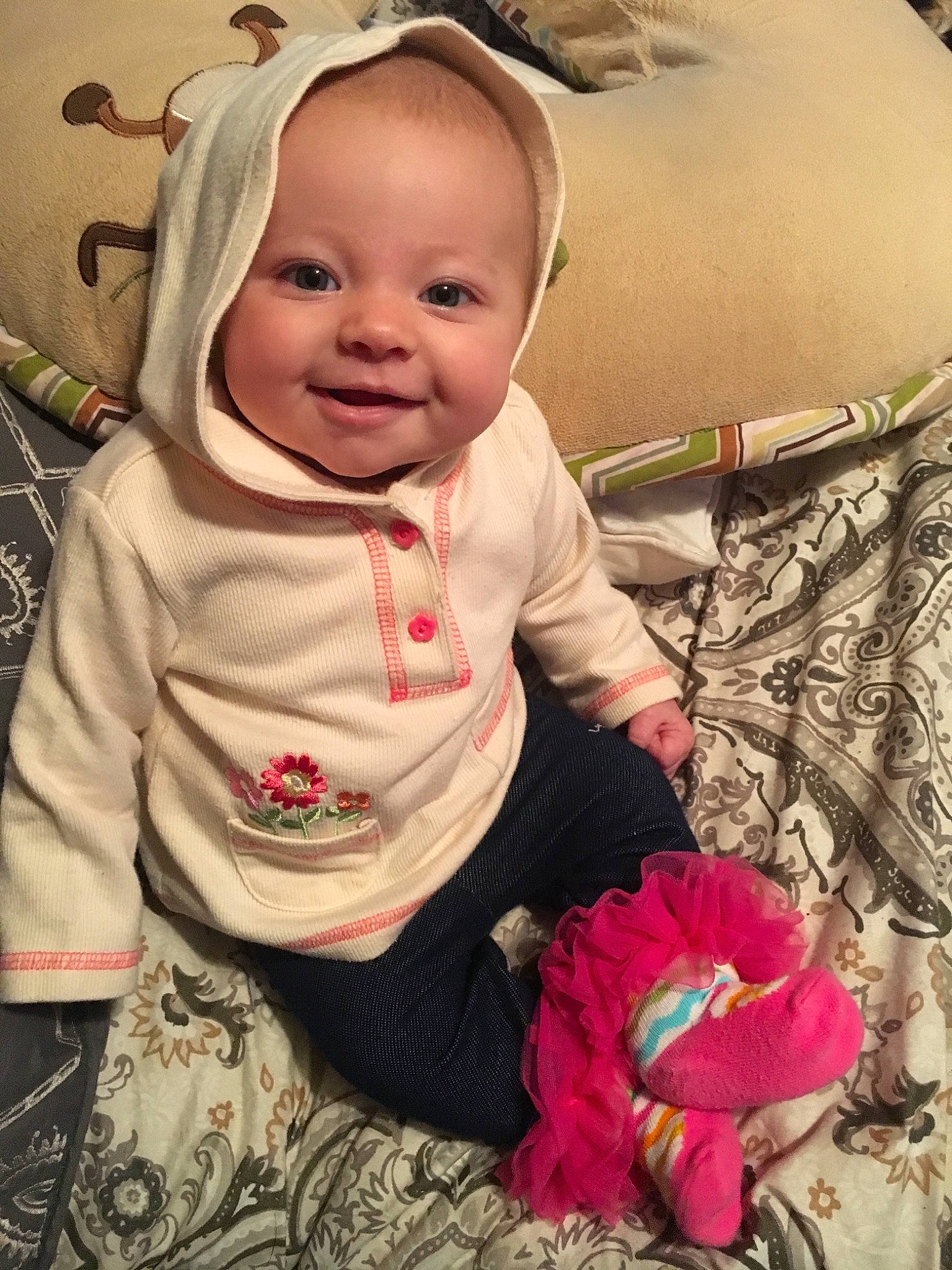 Cambree joined the competition — help win amazing prizes! baby, baby_products, cheek, child, eye, face, happy, head, joy, lip, mouth, nose, person, pink, play, product, sitting, skin, smile, toddler