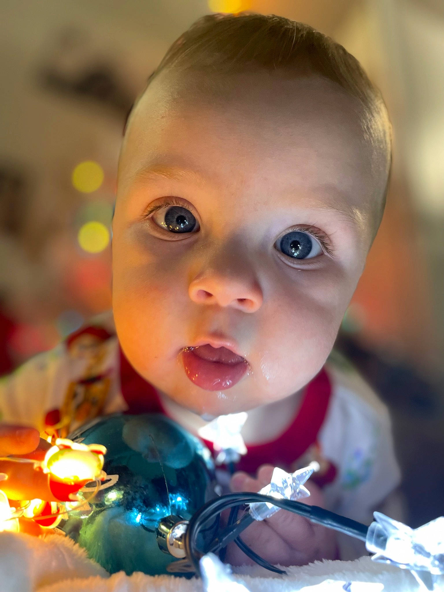 Kayson is registered to the contest to win money with this photo: baby, baby_products, baby_toddler_clothing, cheek, child, doll, event, eyelash, fashion_accessory, fun, happy, iris, jewellery, lip, ornament, person, portrait_photography, skin, surprise, toddler